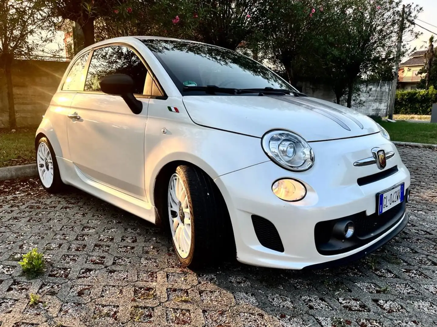 Abarth 595 1.4 16v t. t-jet turismo 160cv WRAPPING Bianco - 1