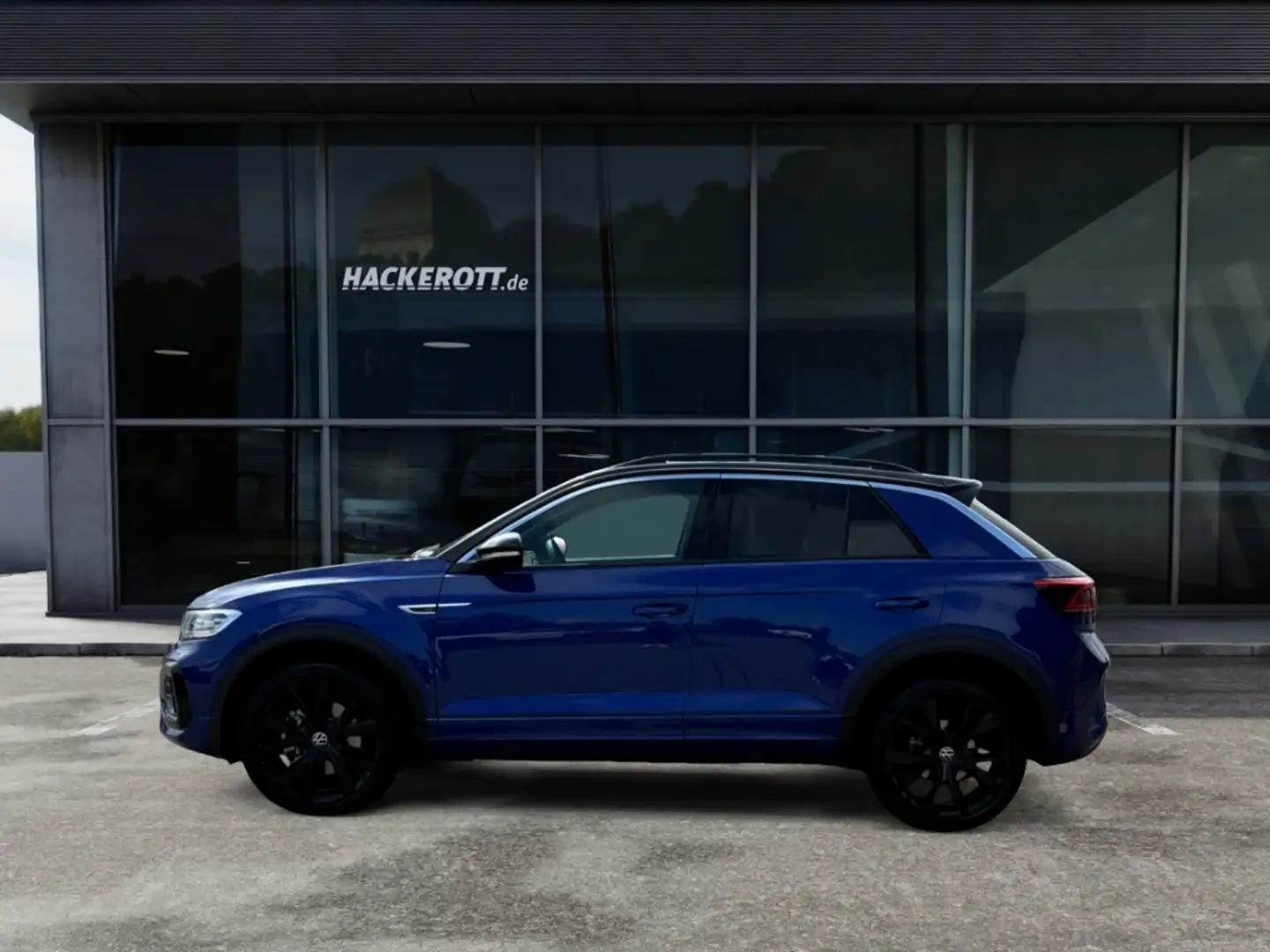 Volkswagen T-Roc R-Line 4Motion 2.0 TSI DSG PDC AHK Navi ACC Bleu - 2