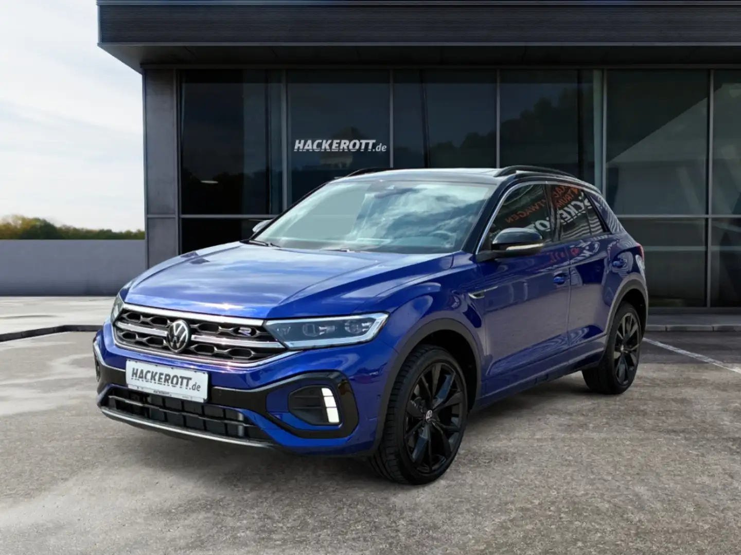 Volkswagen T-Roc R-Line 4Motion 2.0 TSI DSG PDC AHK Navi ACC Bleu - 1