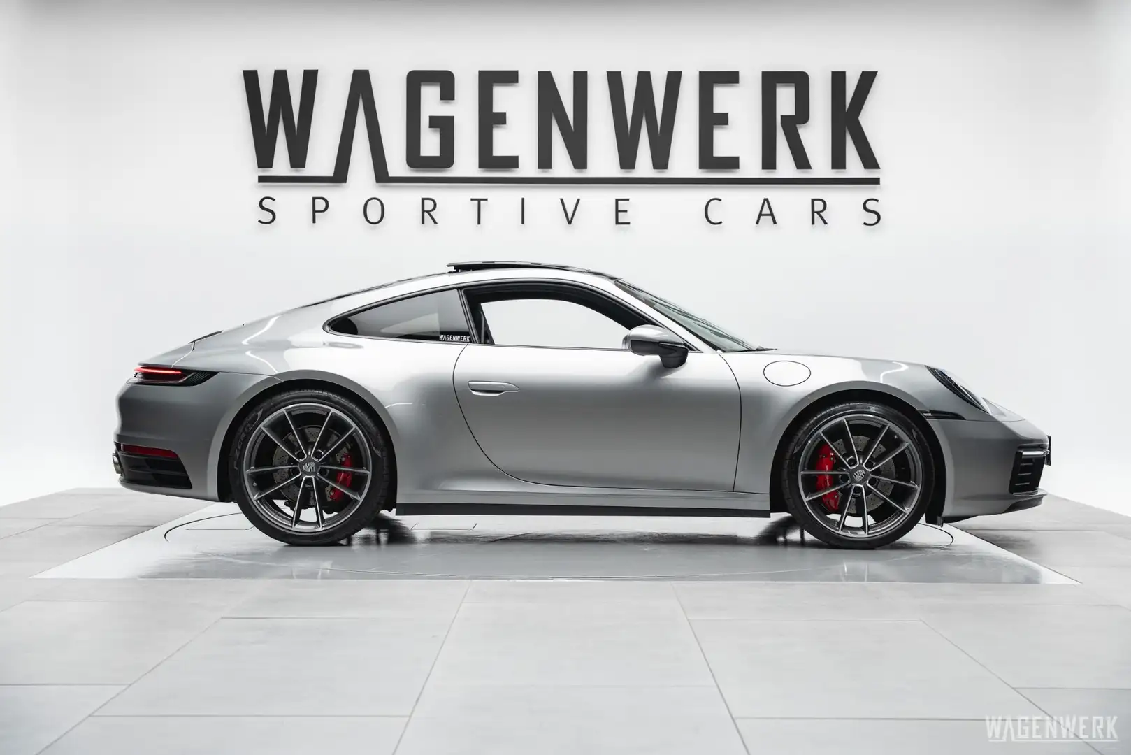 Porsche 992 Carrera S ERSTBESITZ CLASSIC-RAD GLASDACH SPORT-C Silber - 2
