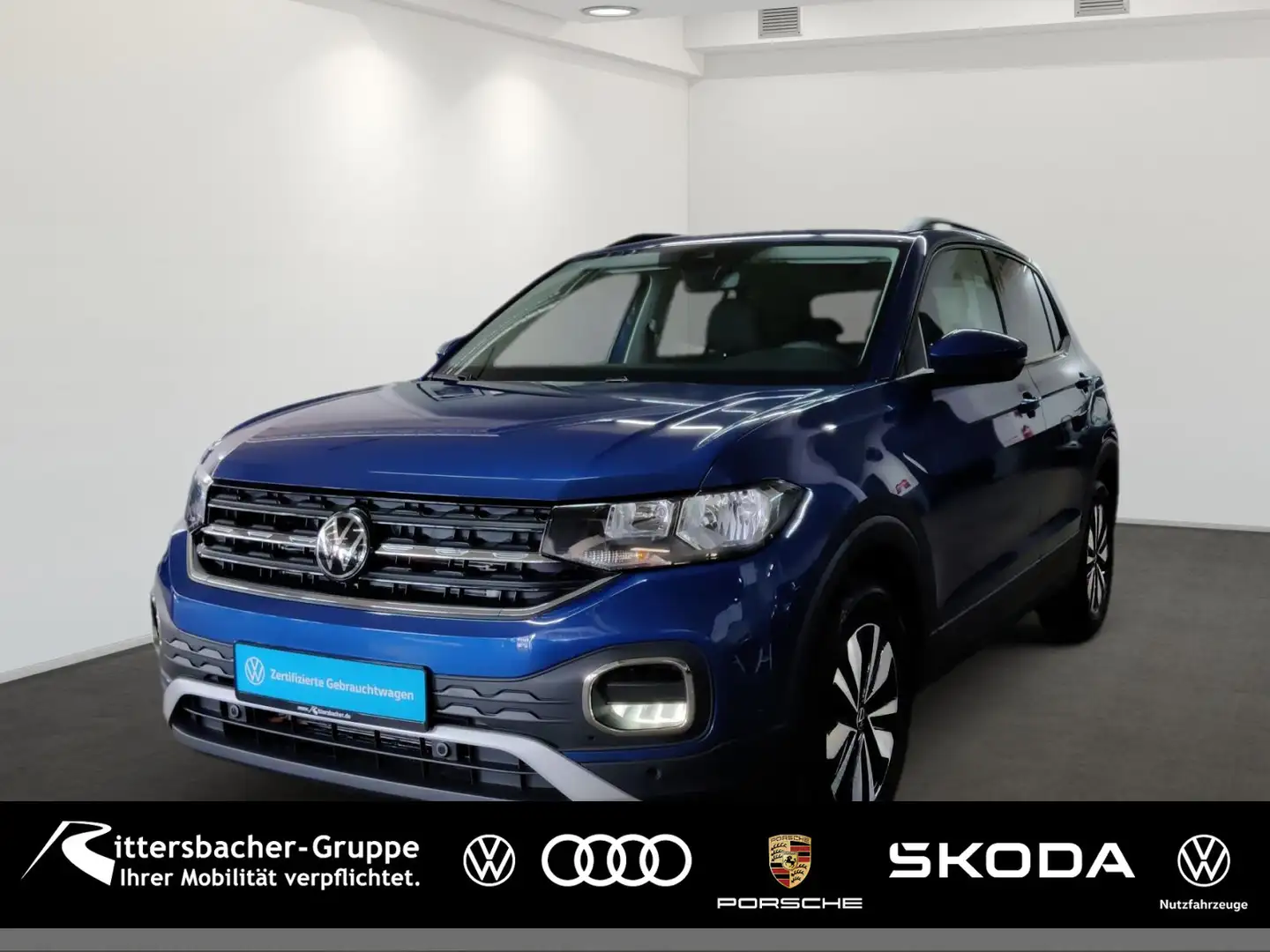 Volkswagen T-Cross 1.5 TSI Life Move DSG Navi DAB+ Blau - 1
