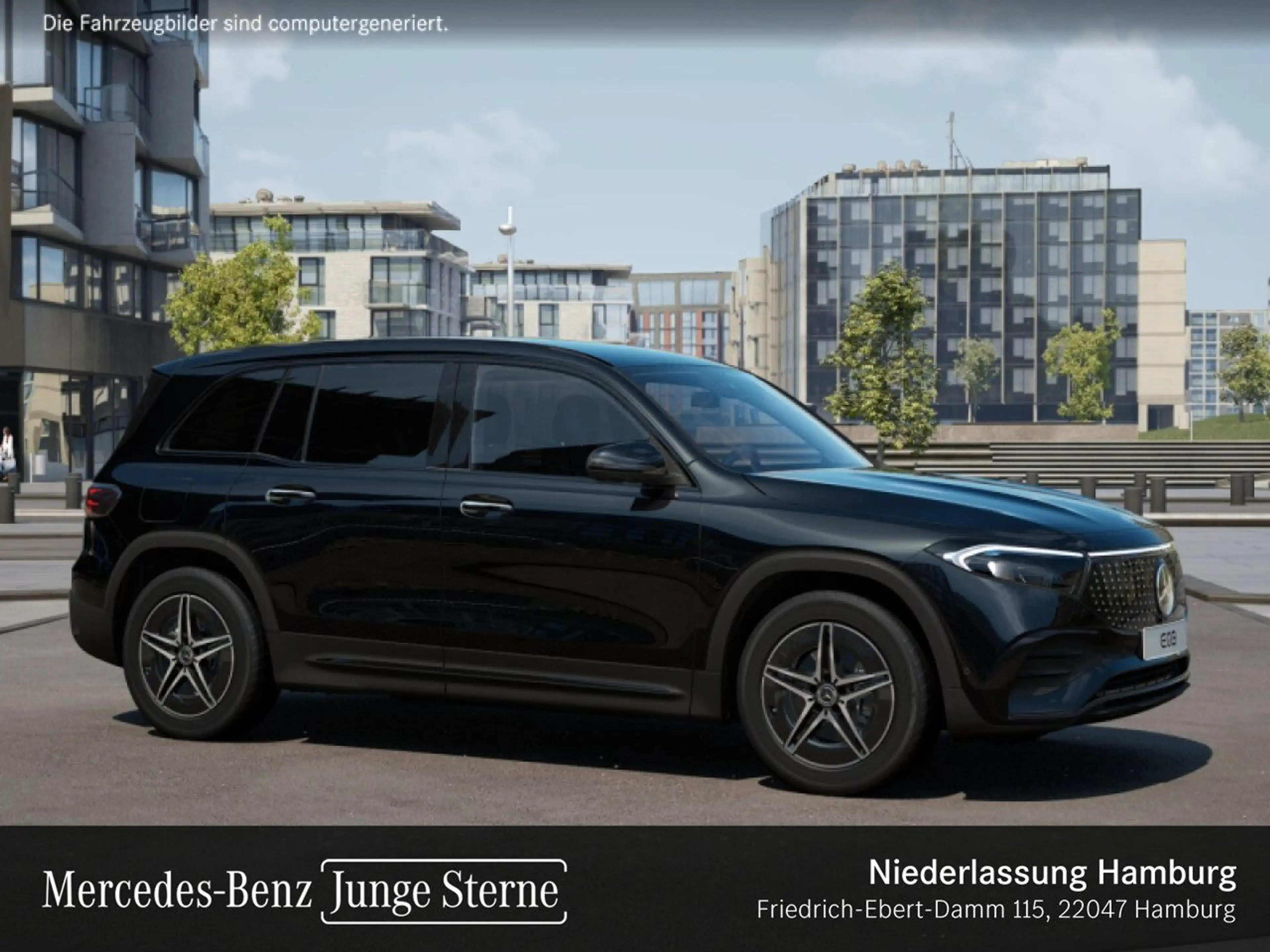 Mercedes-Benz EQB 300 4M AMG+NIGHT+PREMIUM+AHK+360+MEMORY+HUD — photo 15
