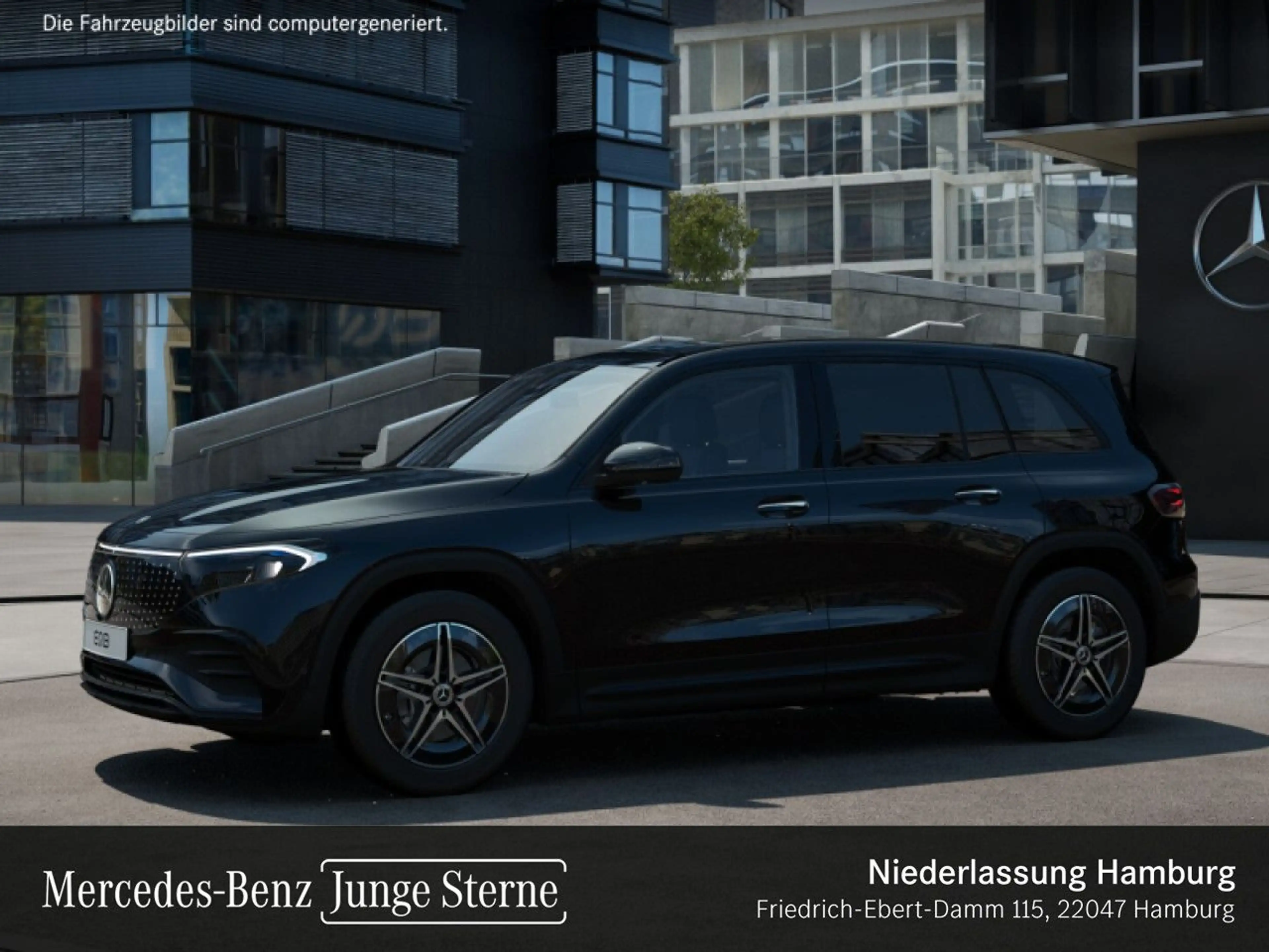 Mercedes-Benz EQB 300 4M AMG+NIGHT+PREMIUM+AHK+360+MEMORY+HUD — photo 3