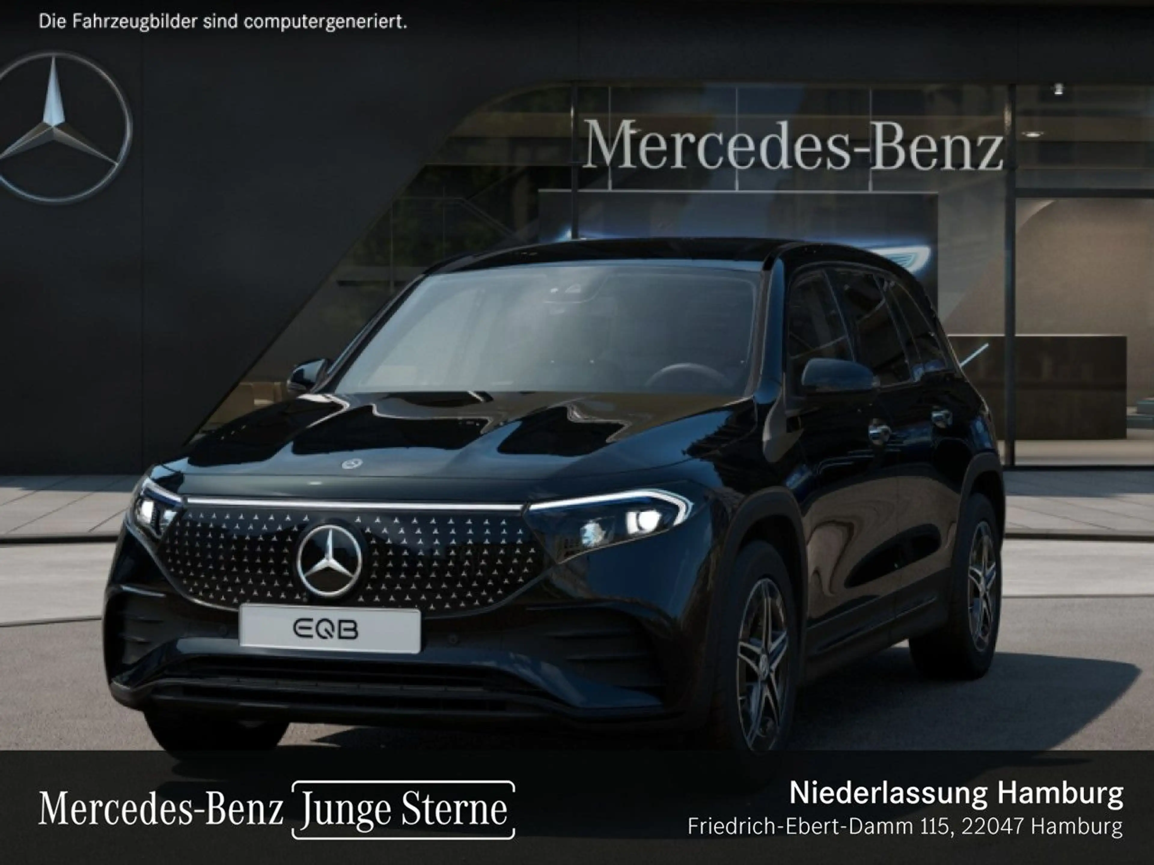 Mercedes-Benz EQB 300 4M AMG+NIGHT+PREMIUM+AHK+360+MEMORY+HUD — photo 2