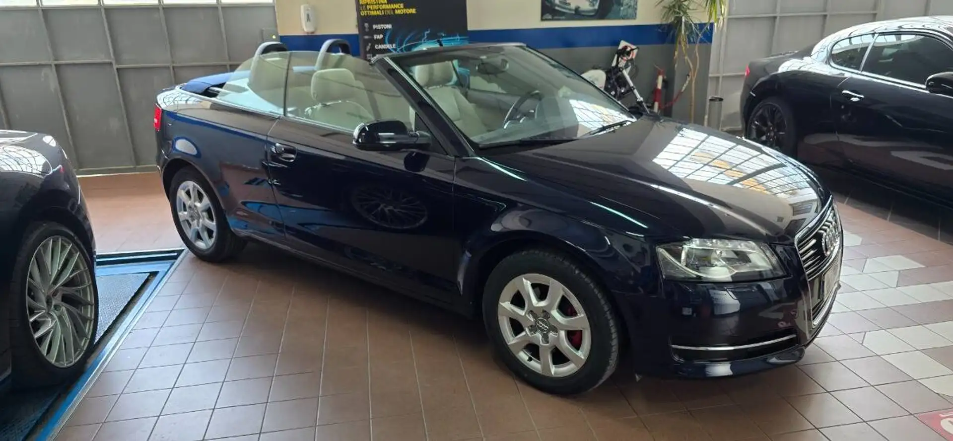 Audi A3 Cabrio 2.0 tdi CARPLAY INTERNET CONCERT*garaudi 24 Blu/Azzurro - 1