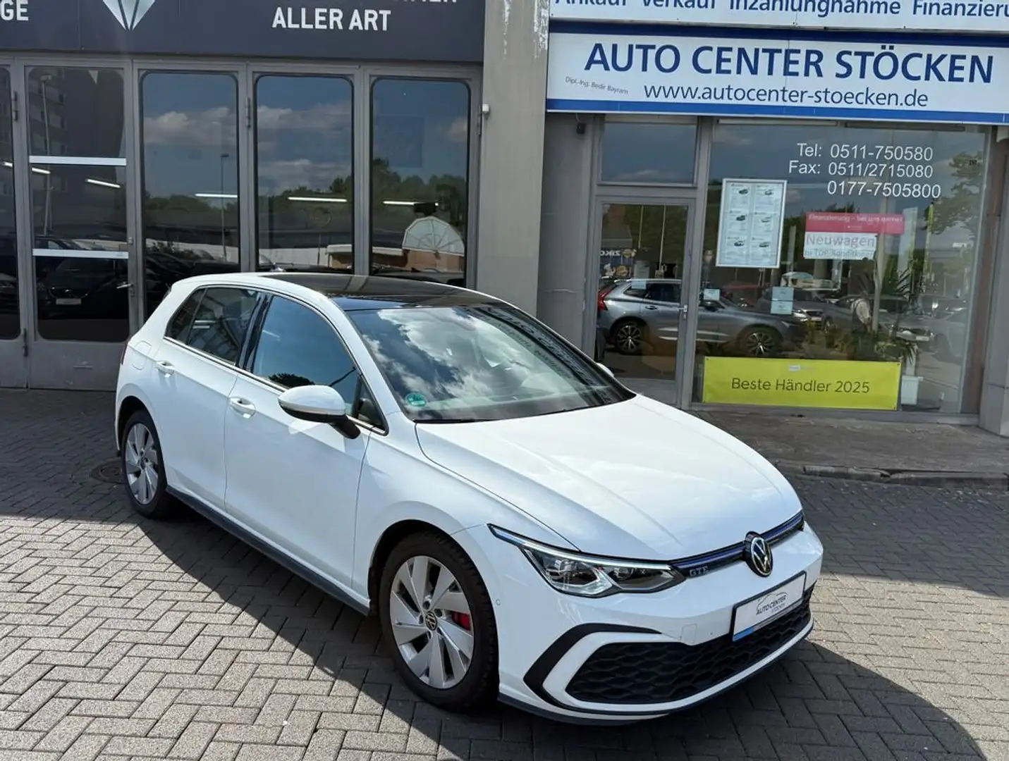 Volkswagen Golf GTE eHybridDSG PanoramaKameraACCGarantie17ZOLL ALU Blanc - 1