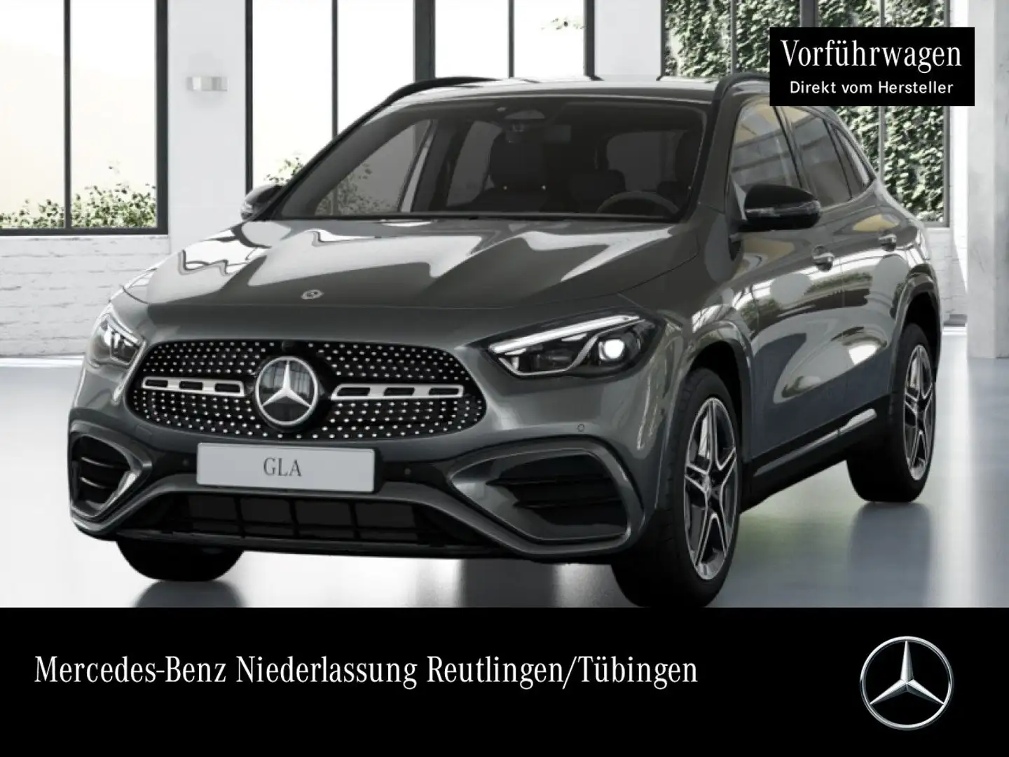 Mercedes-Benz GLA 220 4M AMG+NIGHT+360°+AHK+MULTIBEAM+19"+TOTW Gris - 1
