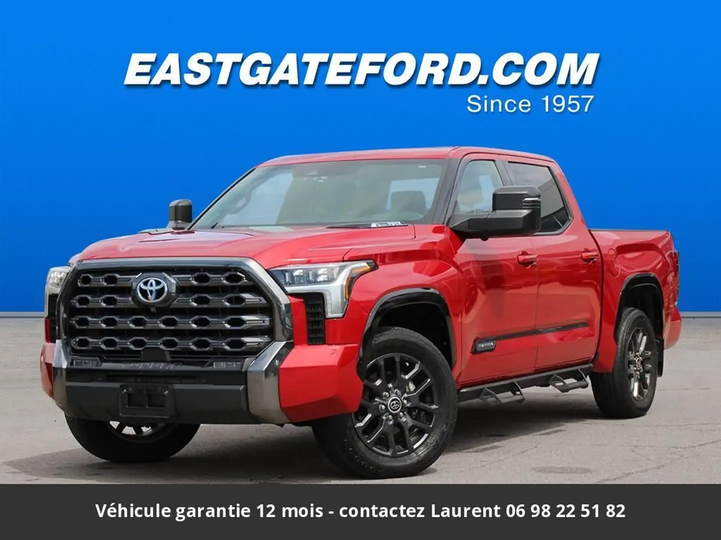Toyota Tundra Platinum Hybride Max Force Tout compris hors homol Rouge - 1