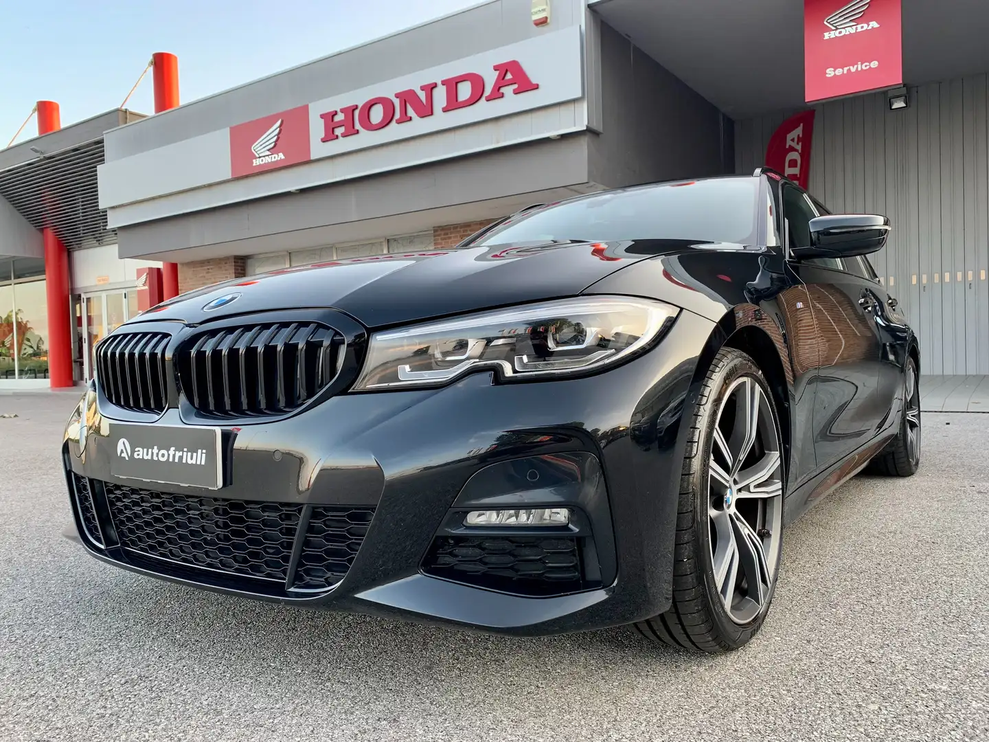 BMW 320 d Touring MHEV 48V Msport auto Nero - 1