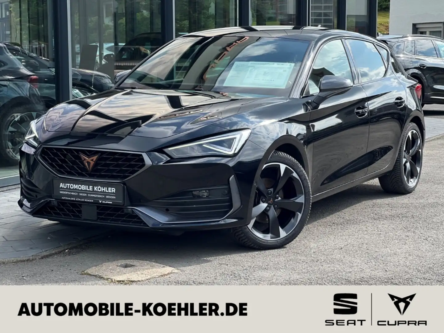 CUPRA Leon 1.5 eTSI Matrix, Kessy, RVC, el. Fahrersitz Schwarz - 1