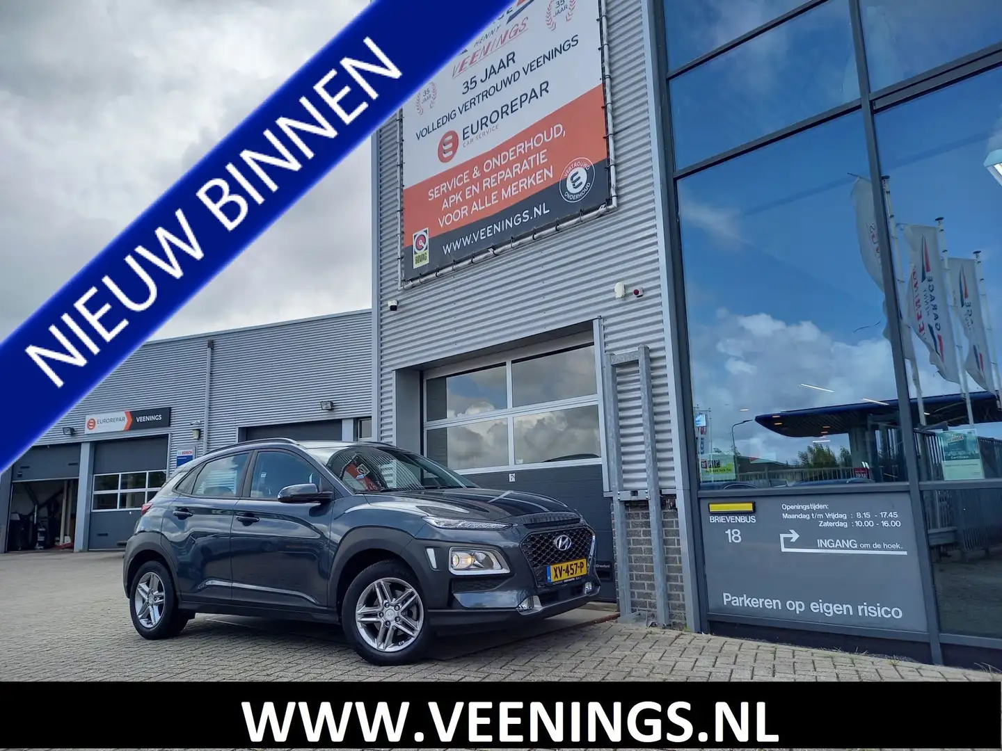 Hyundai KONA 1.0 T-GDI Comfort - CAMERA - NAVI / CARPLAY / ANDR Grau - 1