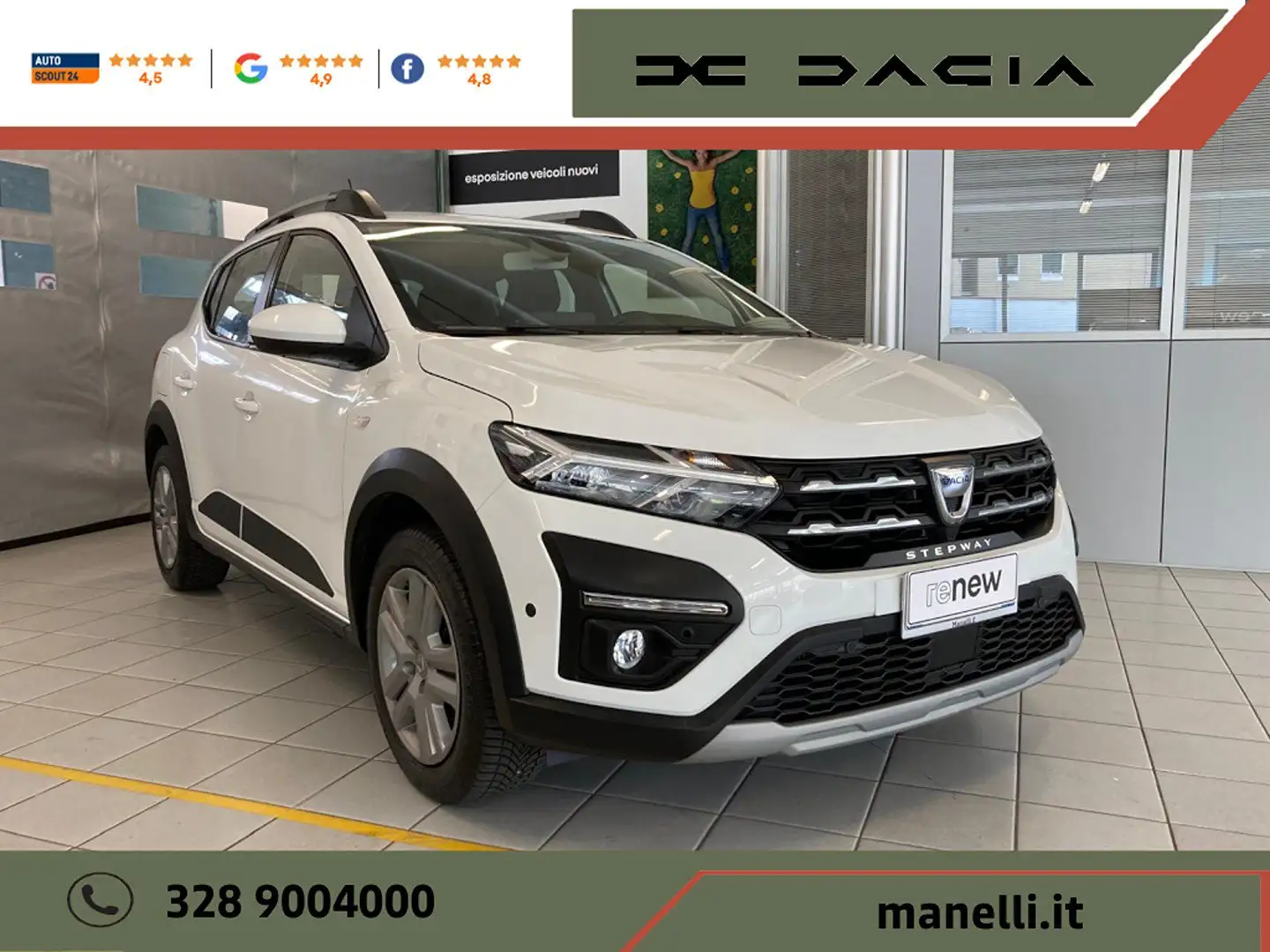 Dacia Sandero Stepway Comfort 1.0 tce ECO-G rif.GJ437 Bianco - 1
