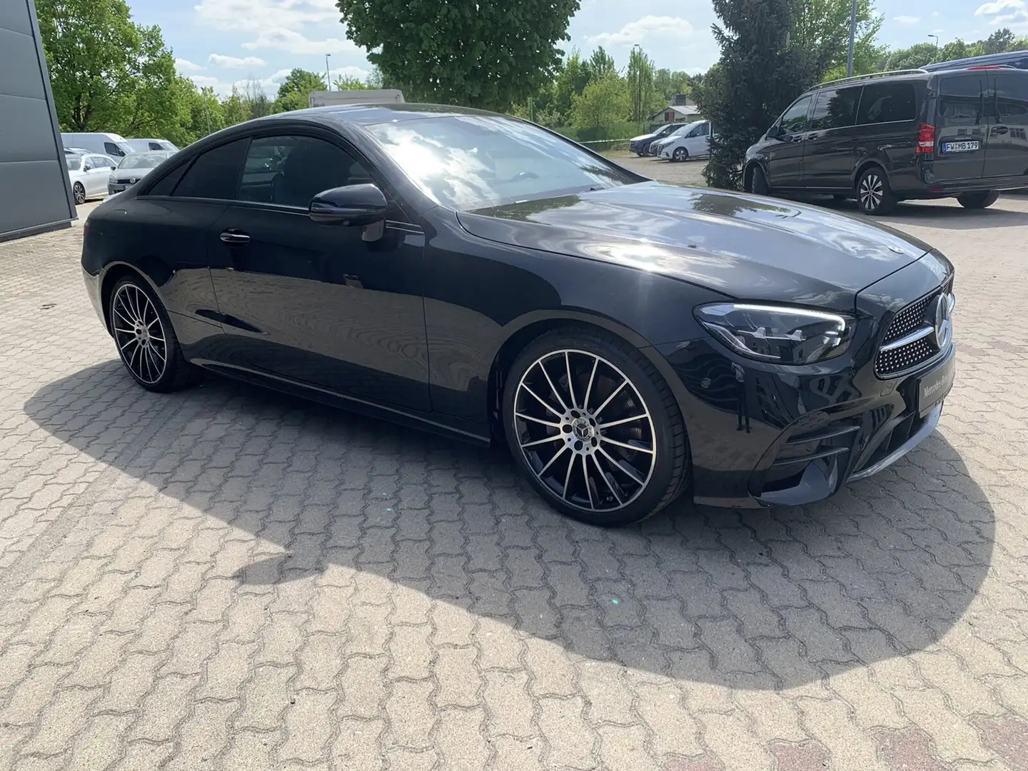 Mercedes-Benz E 220 E 220 d AMG/Night/Burmester/360/Totwinkelass/LED Fekete - 2