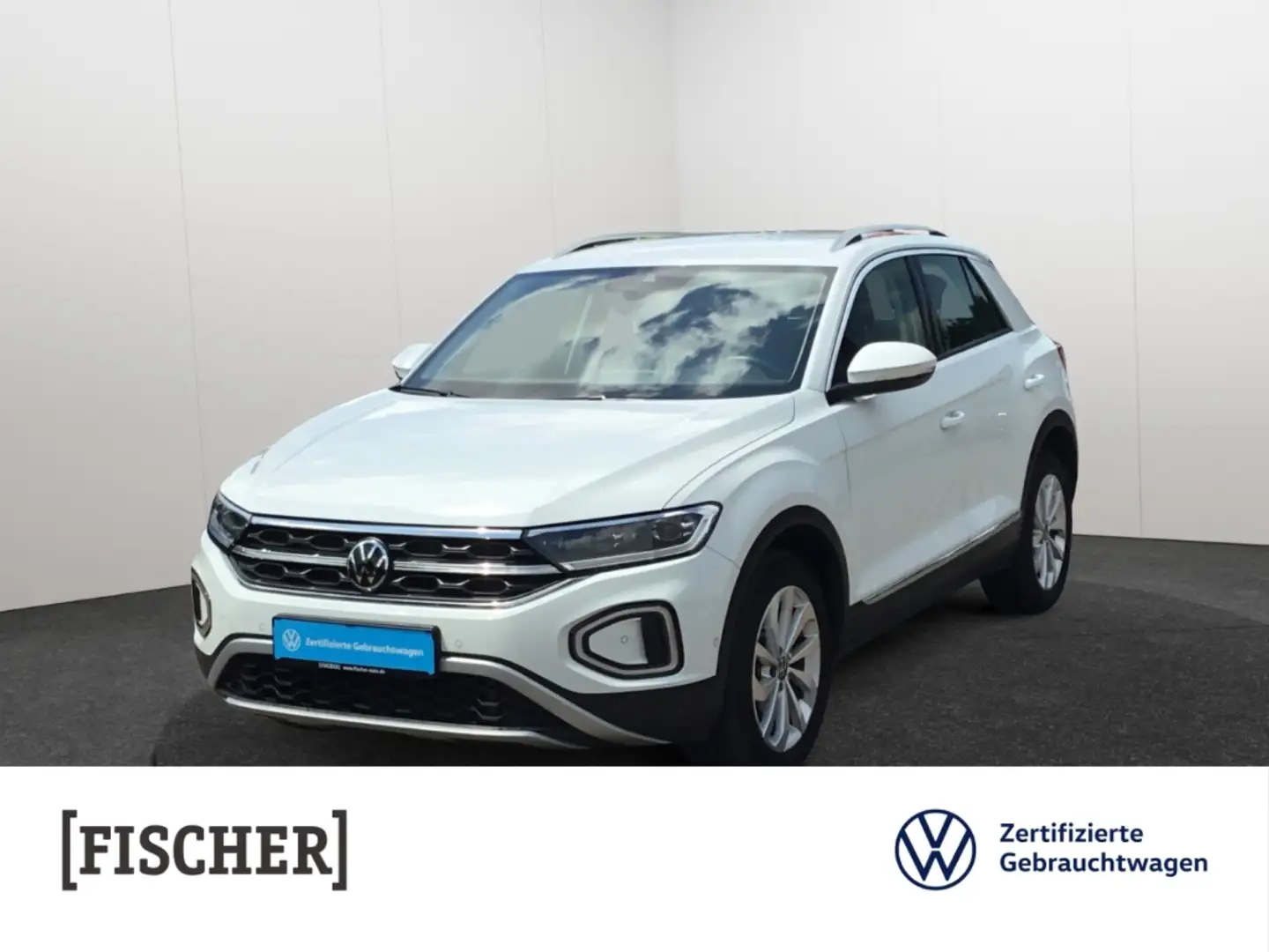 Volkswagen T-Roc 1.5TSI DSG Style LED Navi SHZ Rear View ACC Weiß - 1