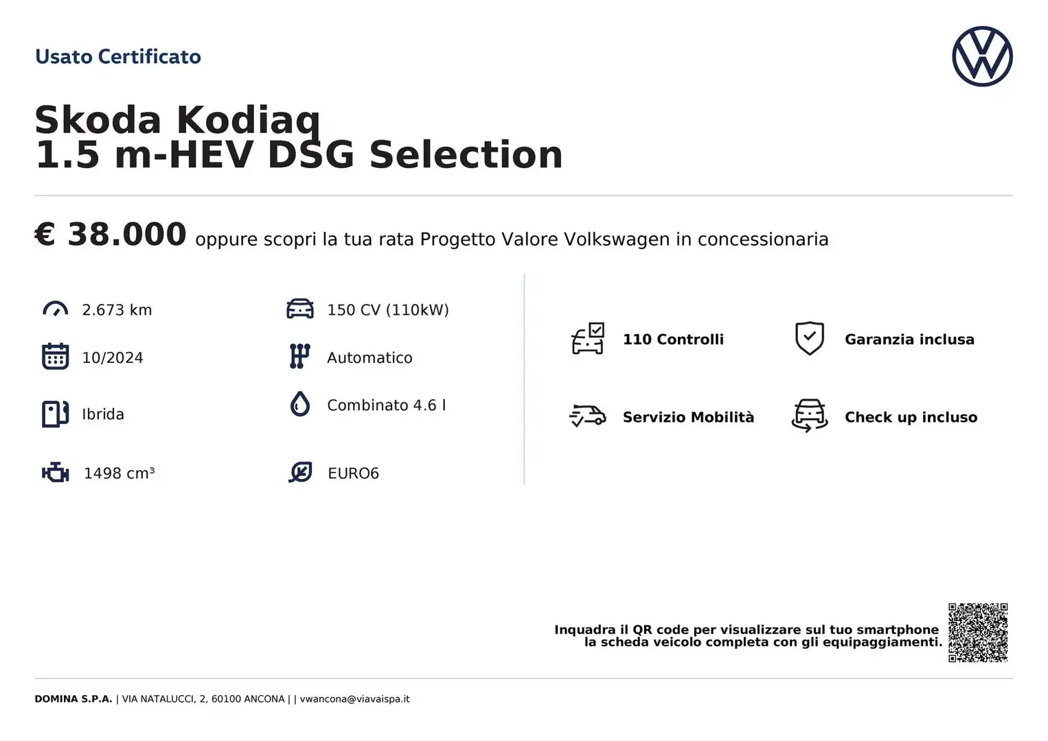 Skoda Kodiaq 1.5 m-HEV DSG Selection Oro - 2
