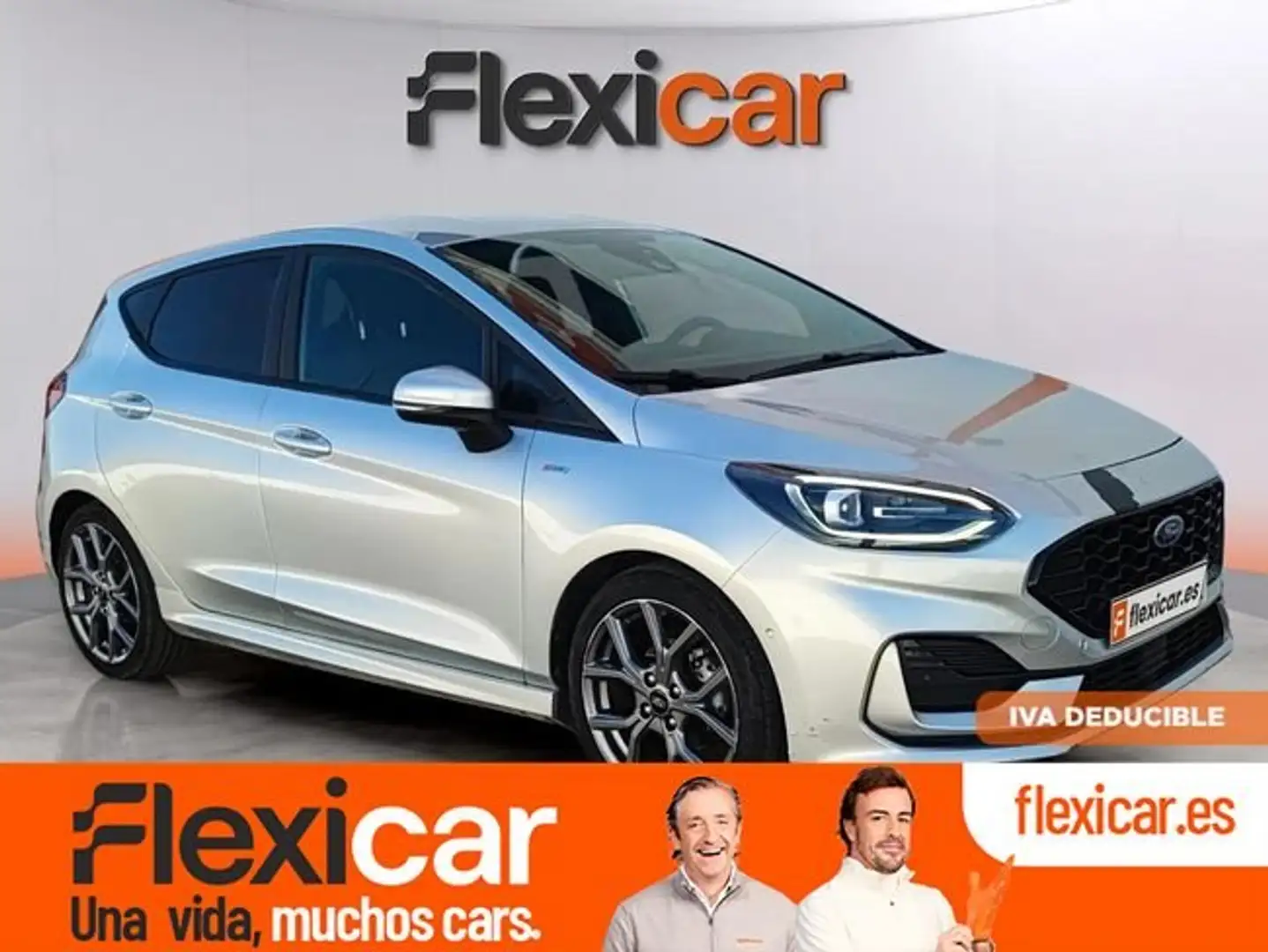 Ford Fiesta 1.0+EcoBoost+MHEV+92kW%28125CV%29+ST-Line+5p Gris - 1