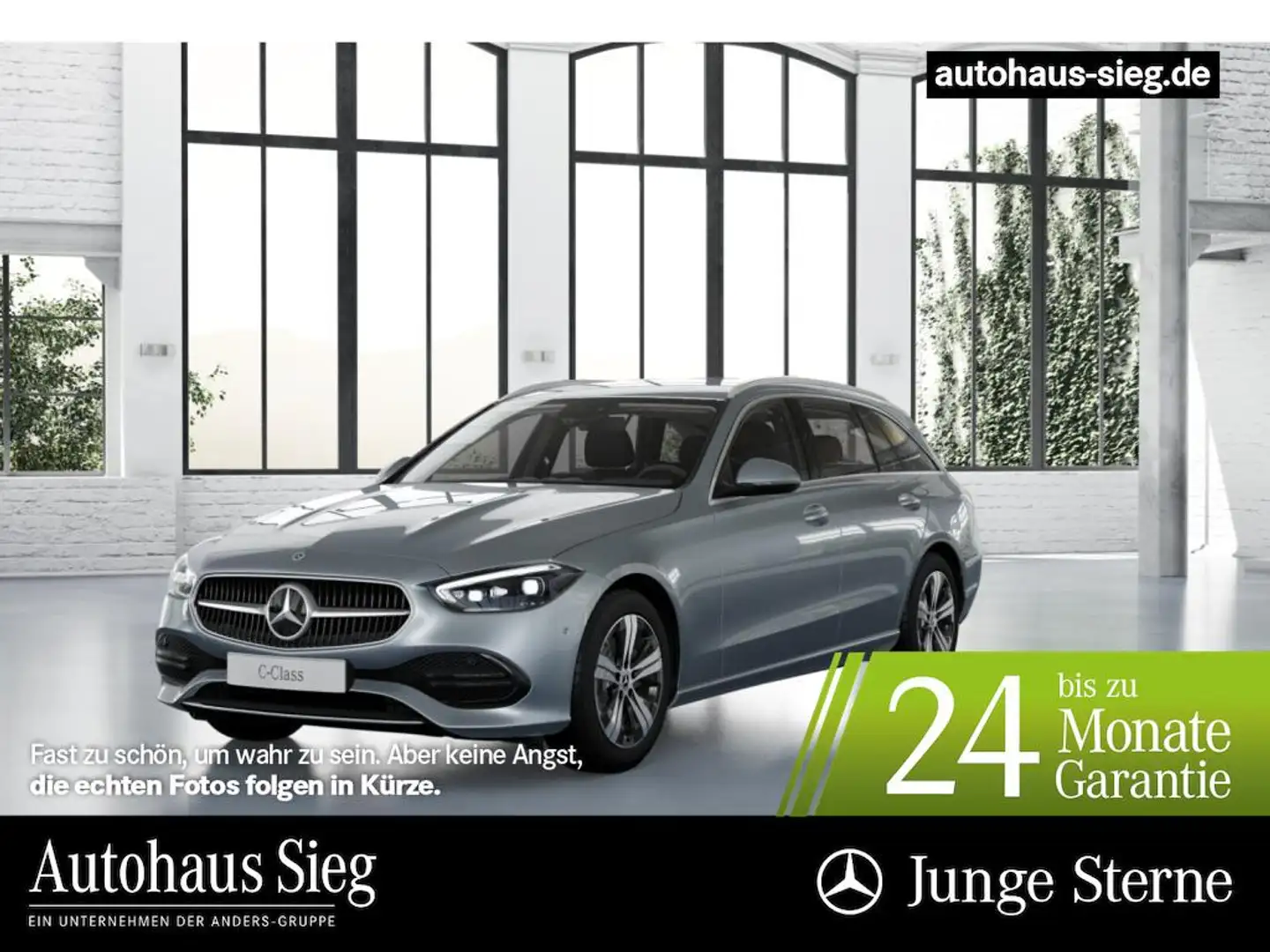 Mercedes-Benz C 200 d T Avantgarde+MBUX+AHK+Kam+DIGITAL+EASY-P Silber - 1