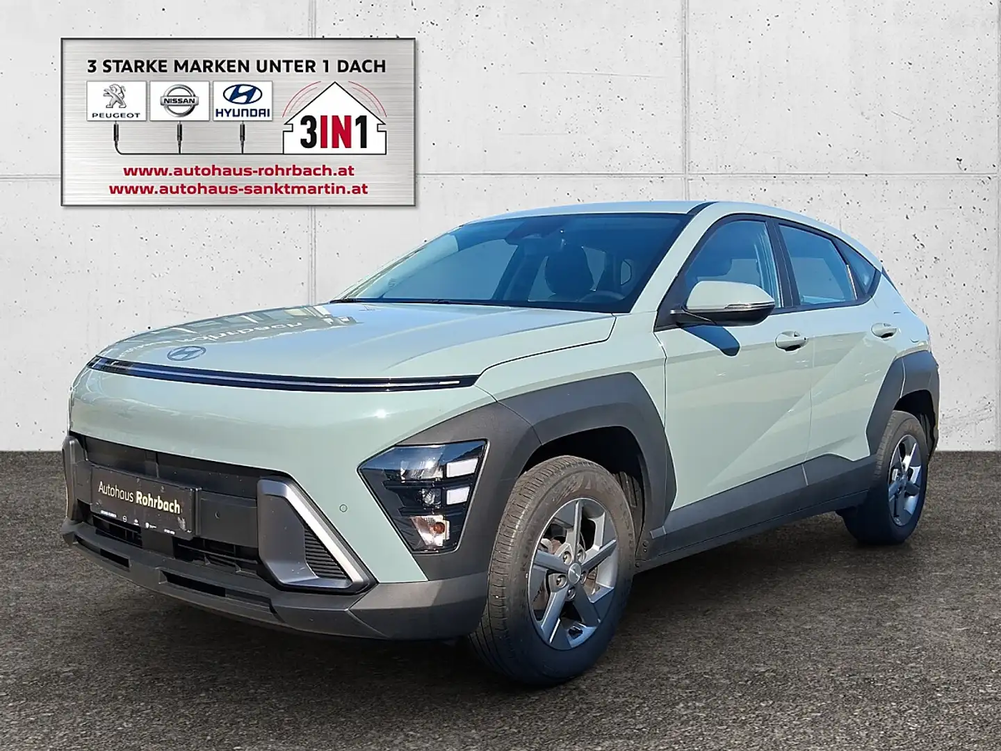 Hyundai KONA Kona 1,0 T-GDi 2WD Smart Line Grün - 1