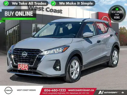 Gray 2024 Nissan Kicks SUV / Crossover Front-Wheel Drive Automatic