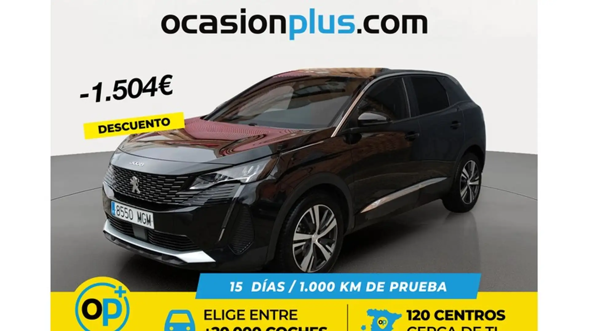 Peugeot 3008 1.2 S&S PureTech Allure Pack 130 Schwarz - 1