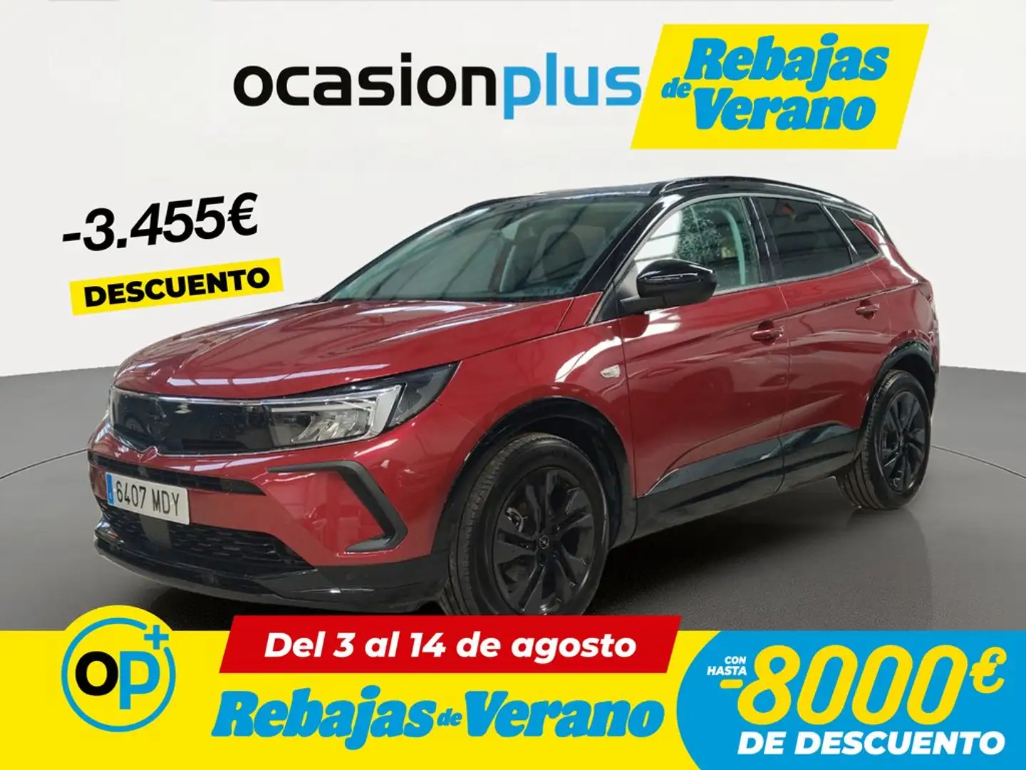 Opel Grandland 1.2T S&S GS Line 130 Rojo - 1