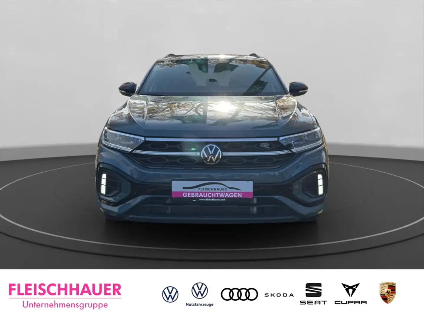 Volkswagen T-Roc R-Line 2.0 TDI 4M Matrix+Navi+AHK+Pano+Stdhzg+beat Blau - 2