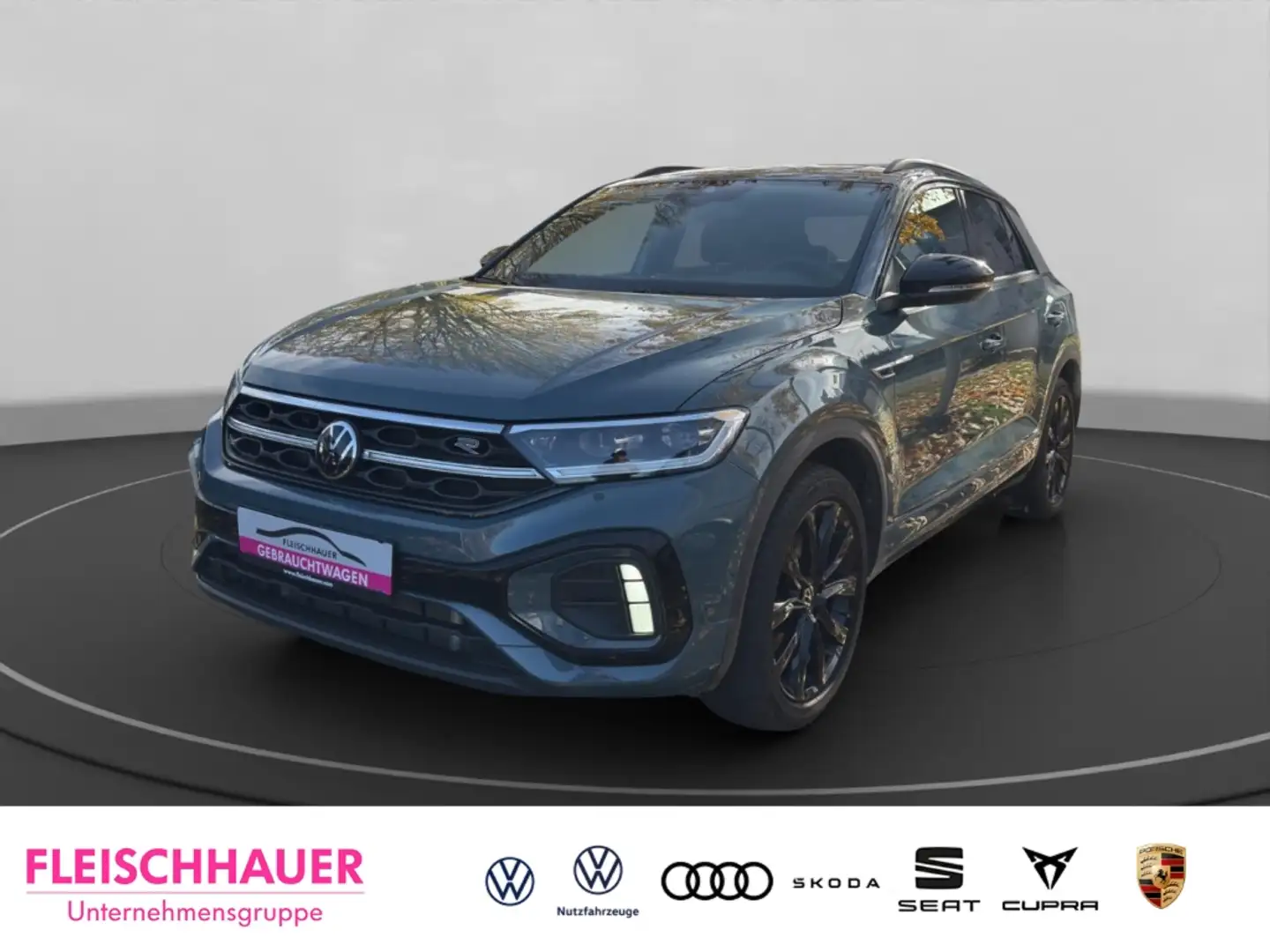 Volkswagen T-Roc R-Line 2.0 TDI 4M Matrix+Navi+AHK+Pano+Stdhzg+beat Blau - 1
