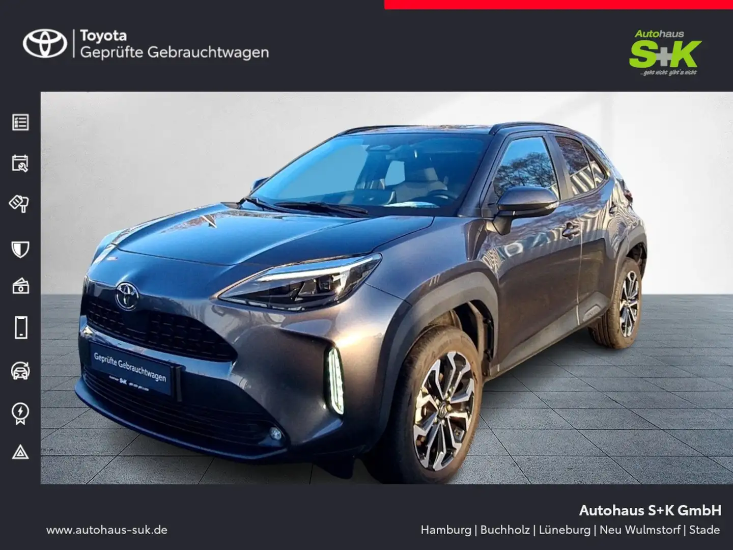 Toyota Yaris Cross 1,5 Hybrid Teamplayer*Navi*R-Kamera*ACC**** Grau - 1