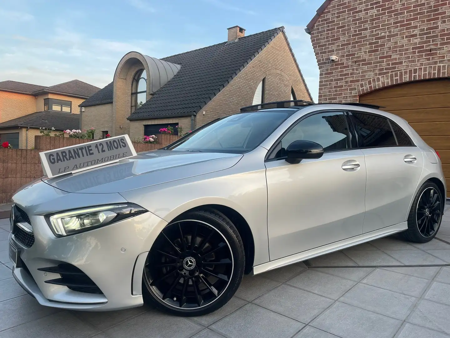 Mercedes-Benz A 200 🏴d PACK-AMG LINE-PANO⚠️GARANTIE 12 MOIS⚠ Gris - 1