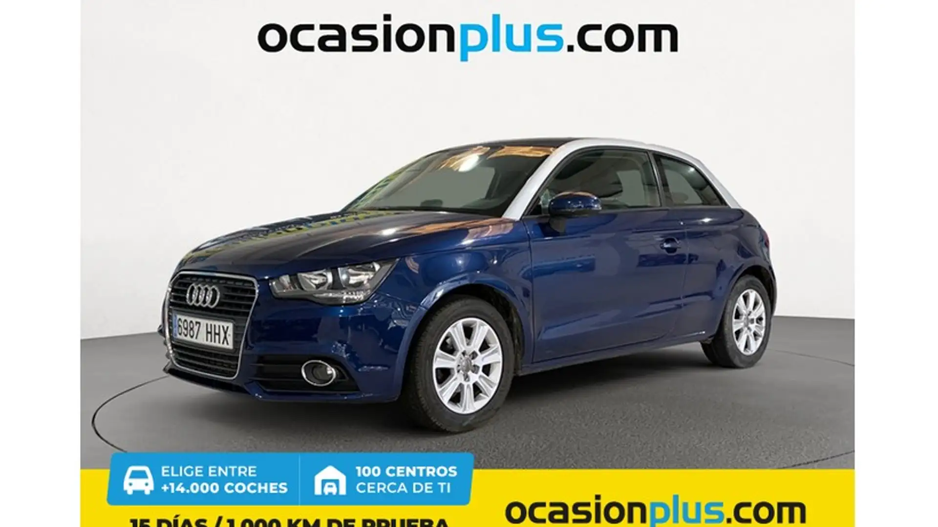 Audi A1 1.6TDI Attraction 90 Blau - 1