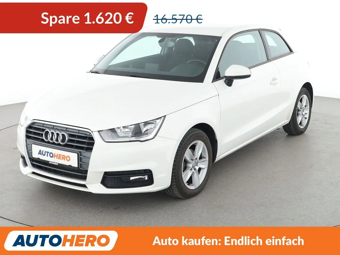 Audi A1 1.0 TFSI Aut.*PDC*SHZ*KLIMA*ALU* Weiß - 1