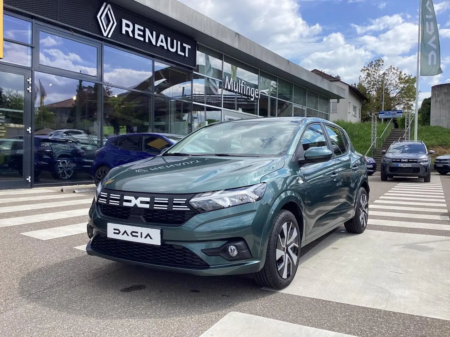 Dacia Sandero Expression TCe 90 Klimaanlage Einparkhilfe Bluet. Groen - 2