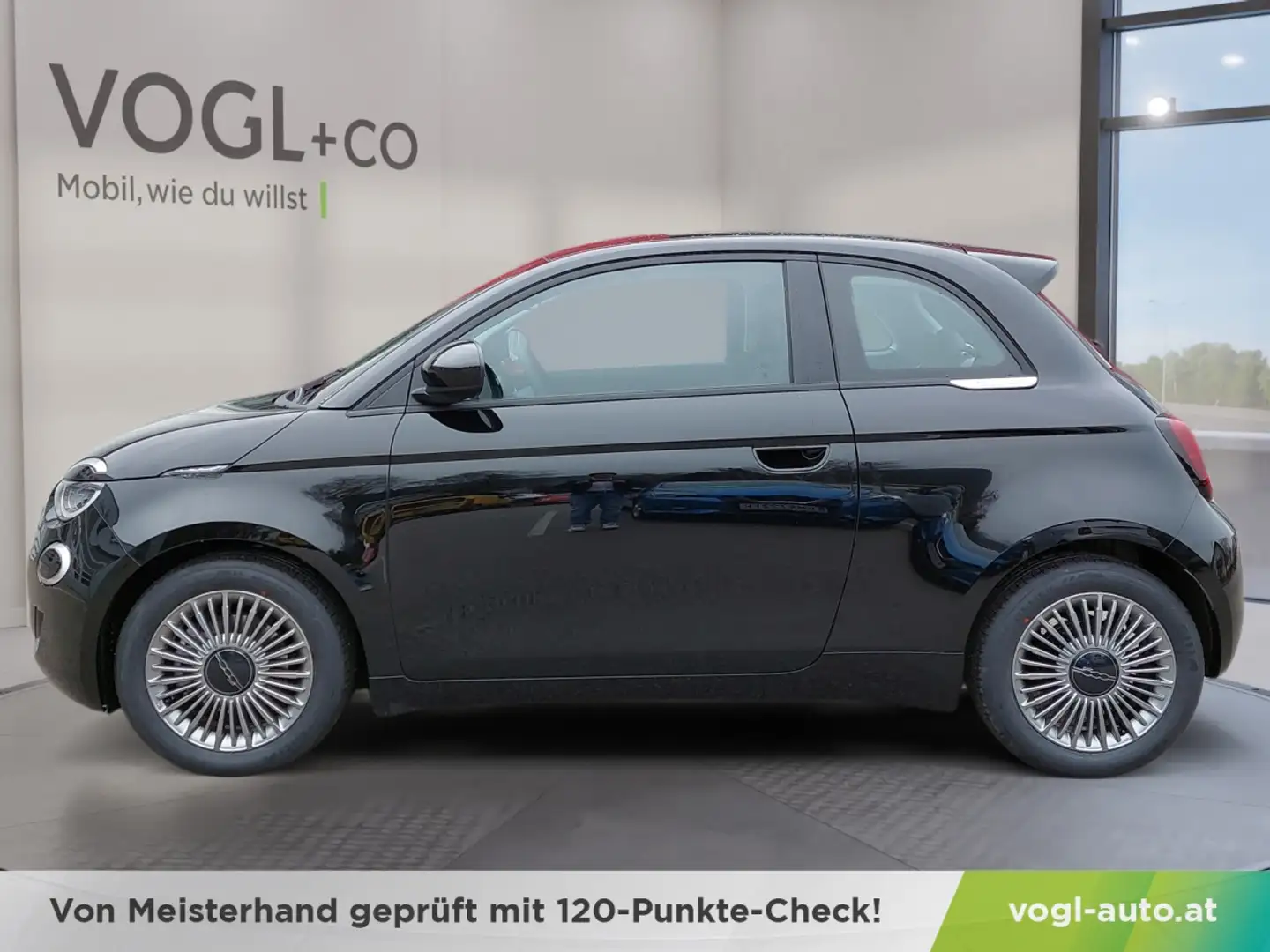 Fiat 500 Hybrid Torino Schwarz - 2