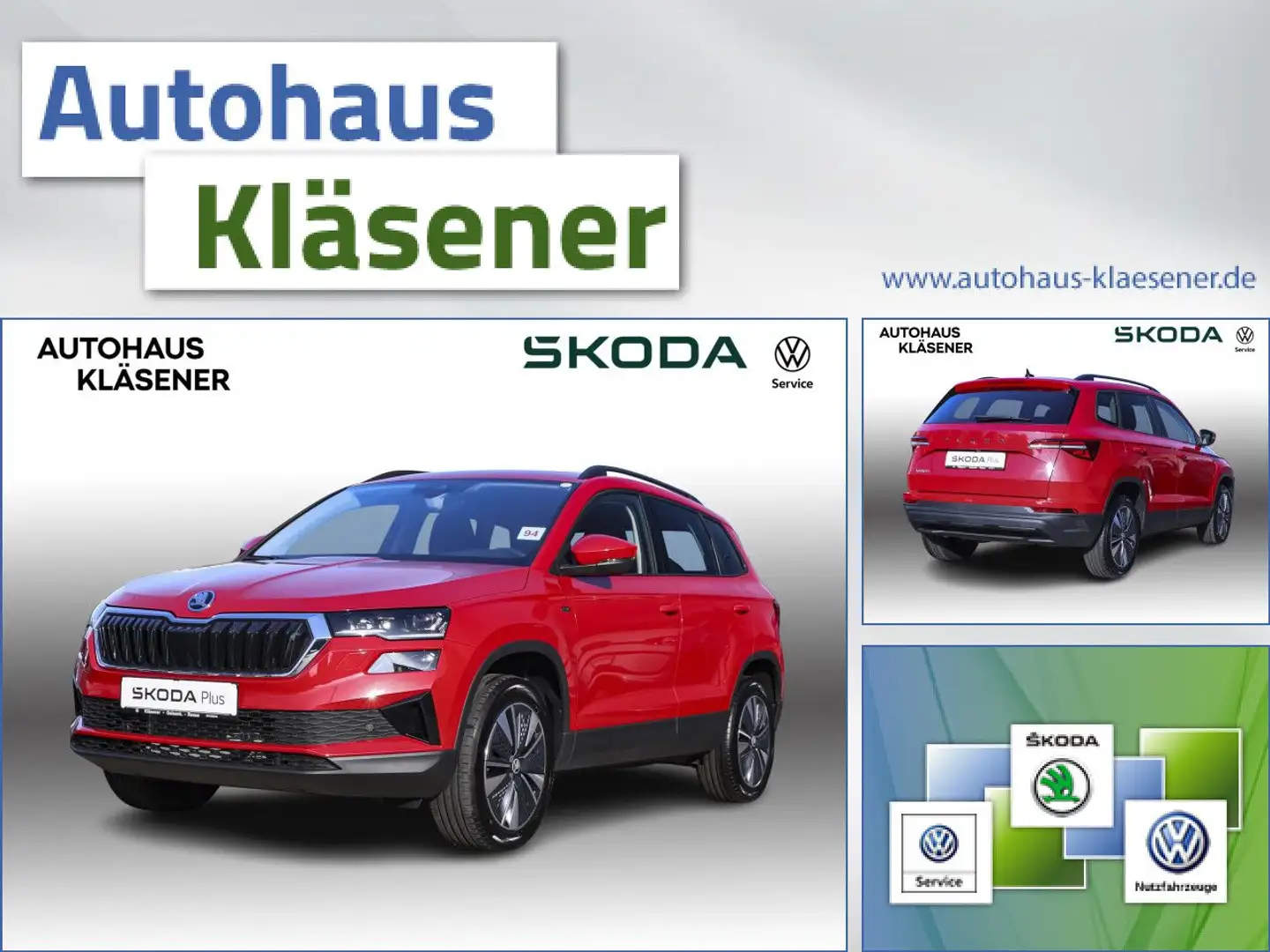 Skoda Karoq Tour 1.5TSI 110KW DSG AHK MATRIX PANO ACC Rood - 1