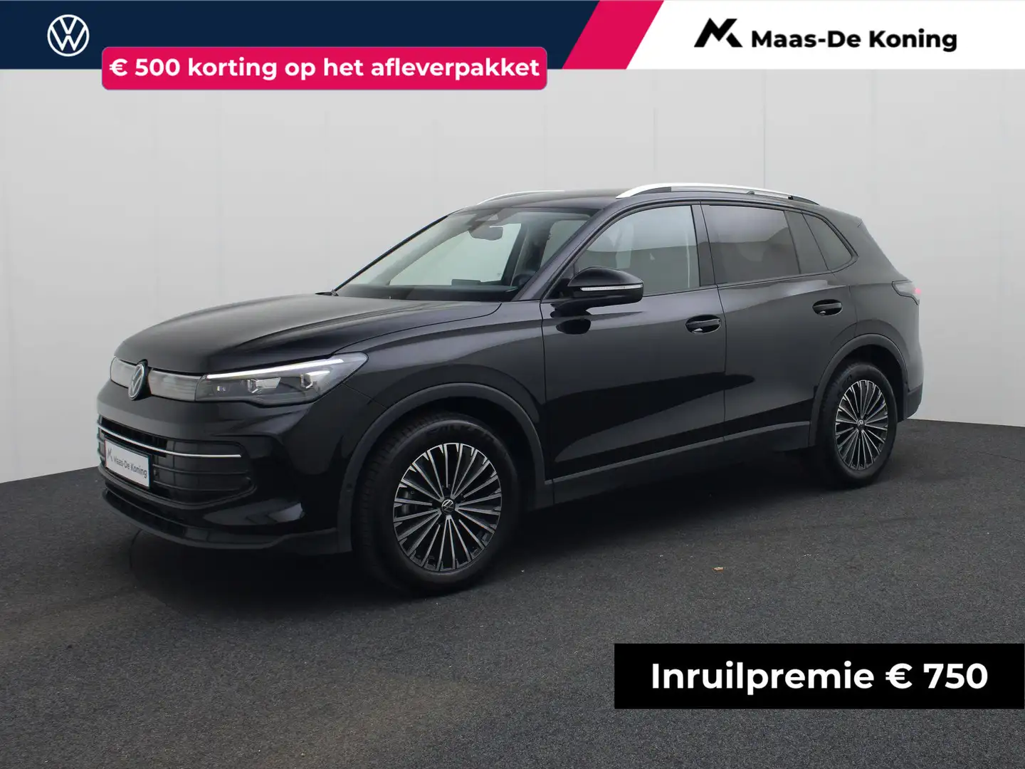 Volkswagen Tiguan 1.5eTSI/130PK Life DSG · Navigatie · Camera + Park Noir - 1