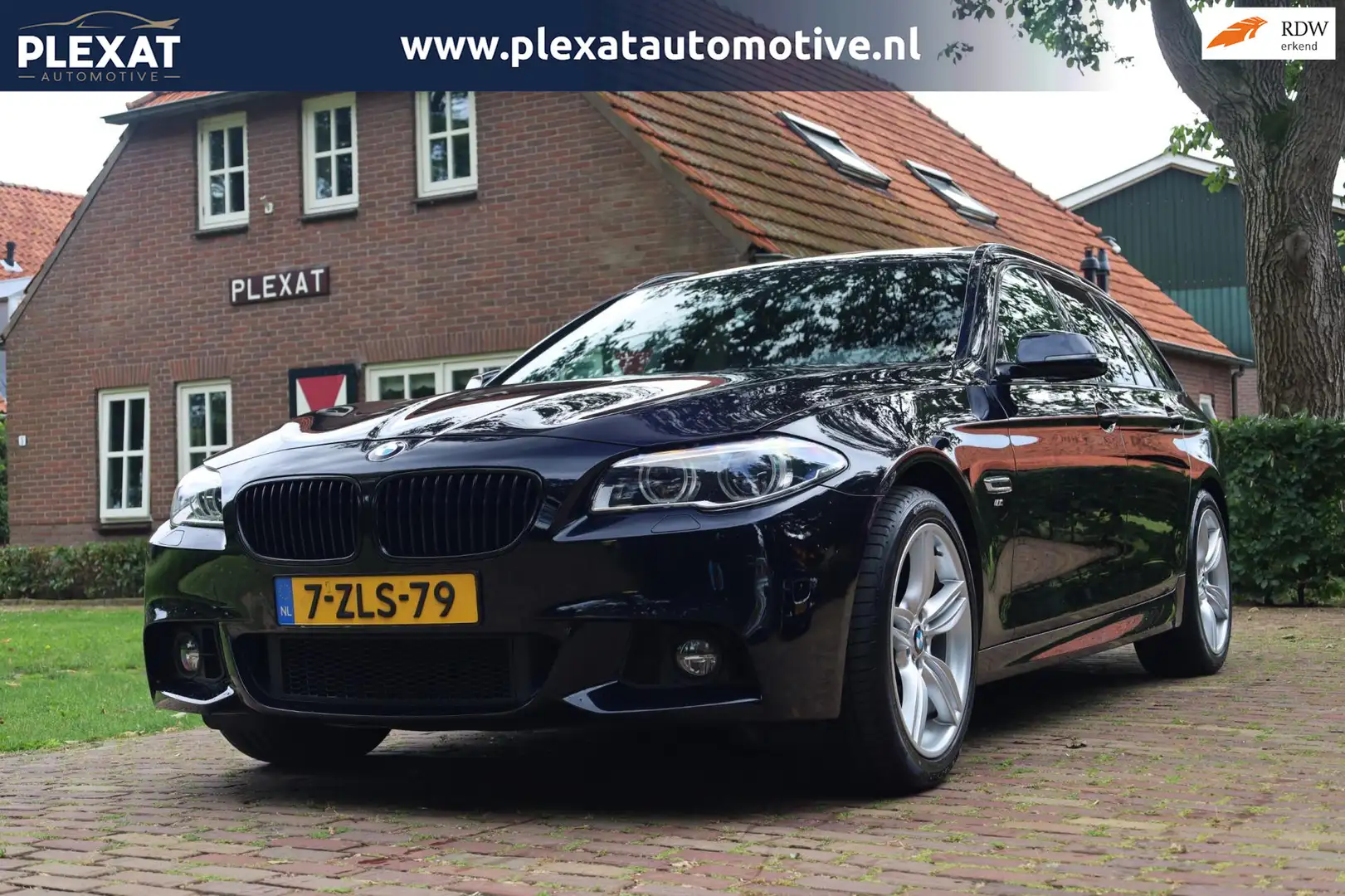 BMW 535 5-serie Touring 535d High Executive Aut. | Facelif Zwart - 1