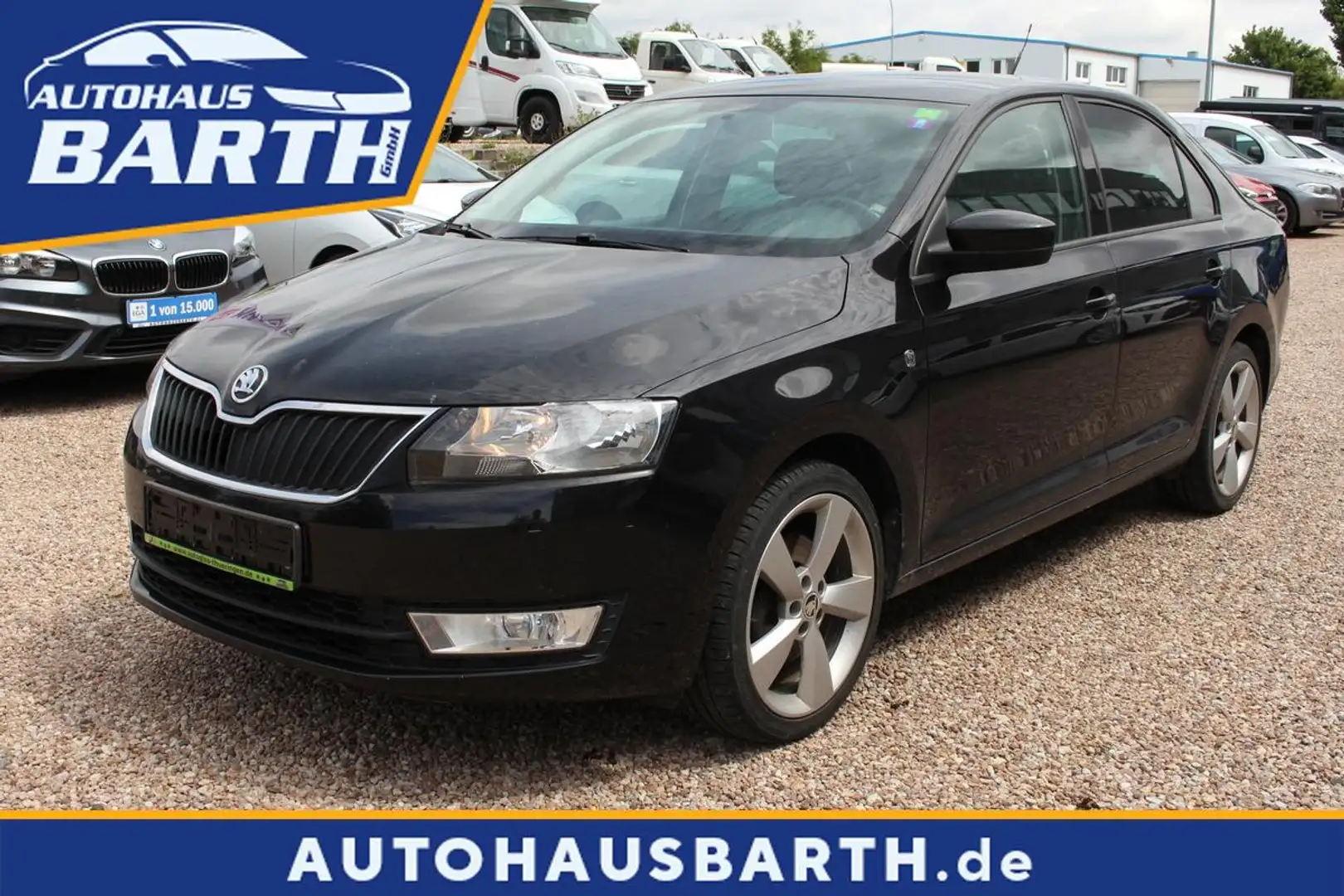 Skoda Rapid/Spaceback 1.2 TSI Ambition *Klima*SHZ*CD-Radio* Schwarz - 1