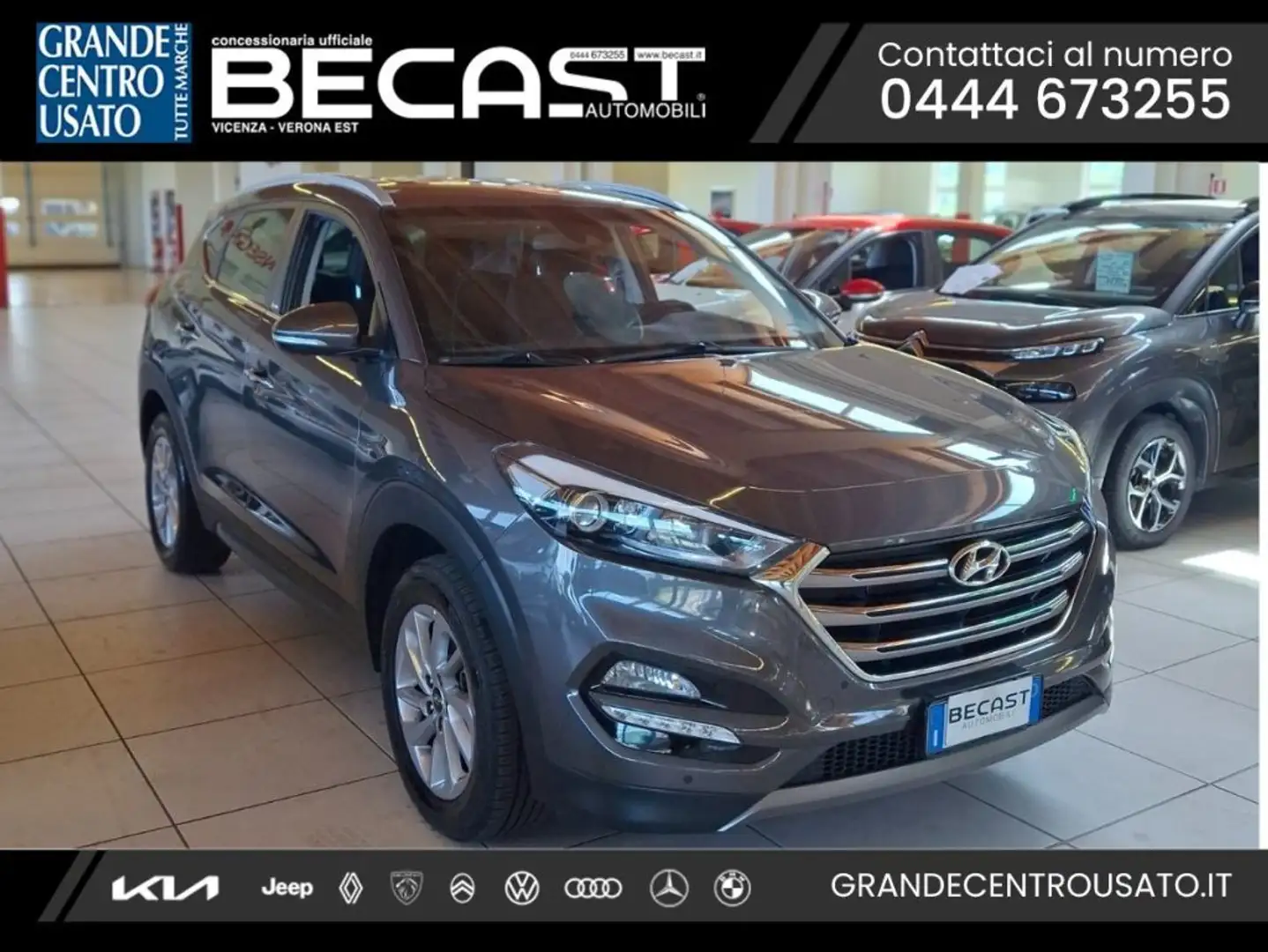 Hyundai TUCSON 1.7 CRDi XPossible UNICO PROPRIETARIO Grau - 1