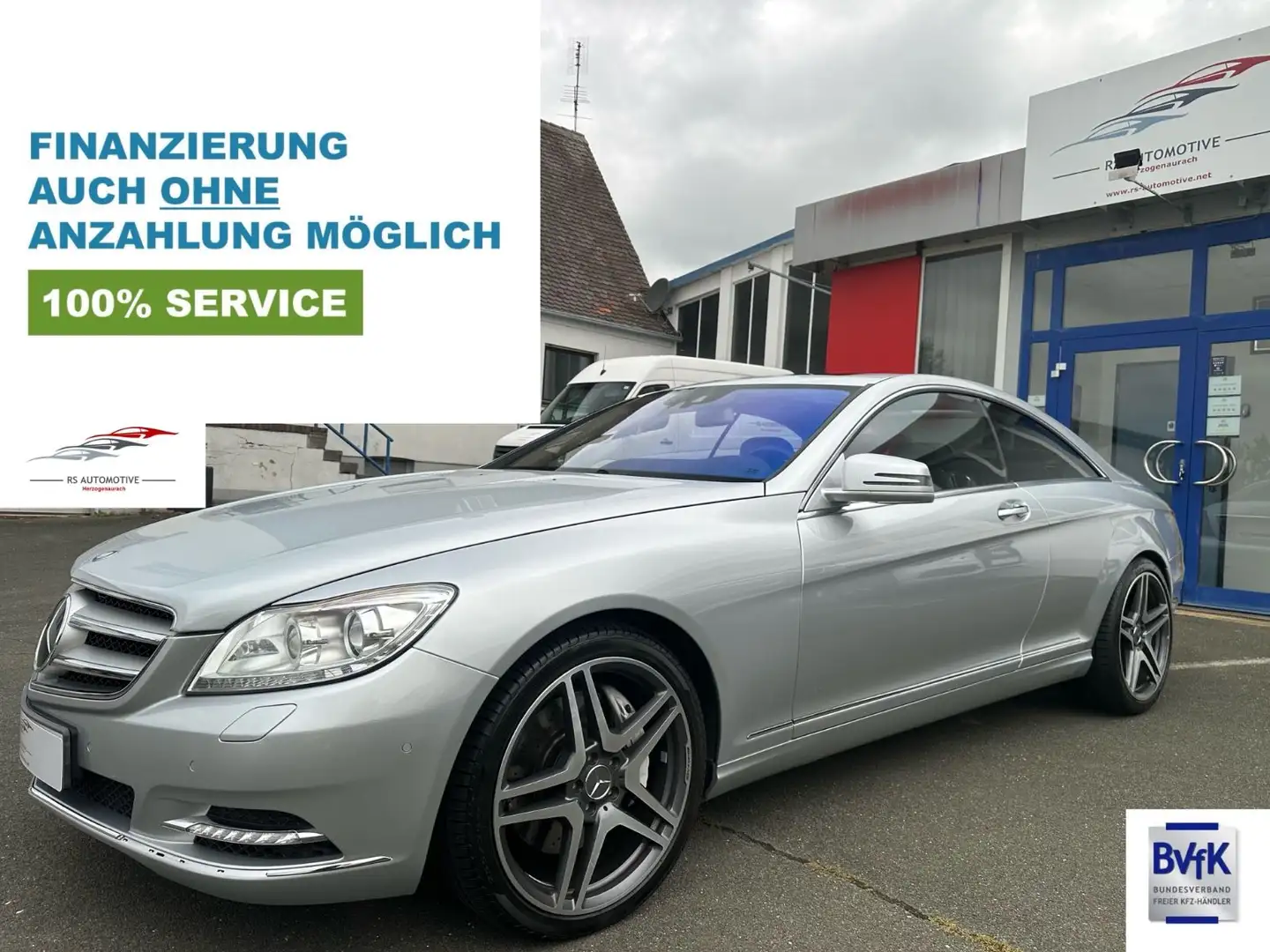 Mercedes-Benz CL 500 Coupe Leder*Massage*Nachtsicht*Navi*Sthzg Silber - 1