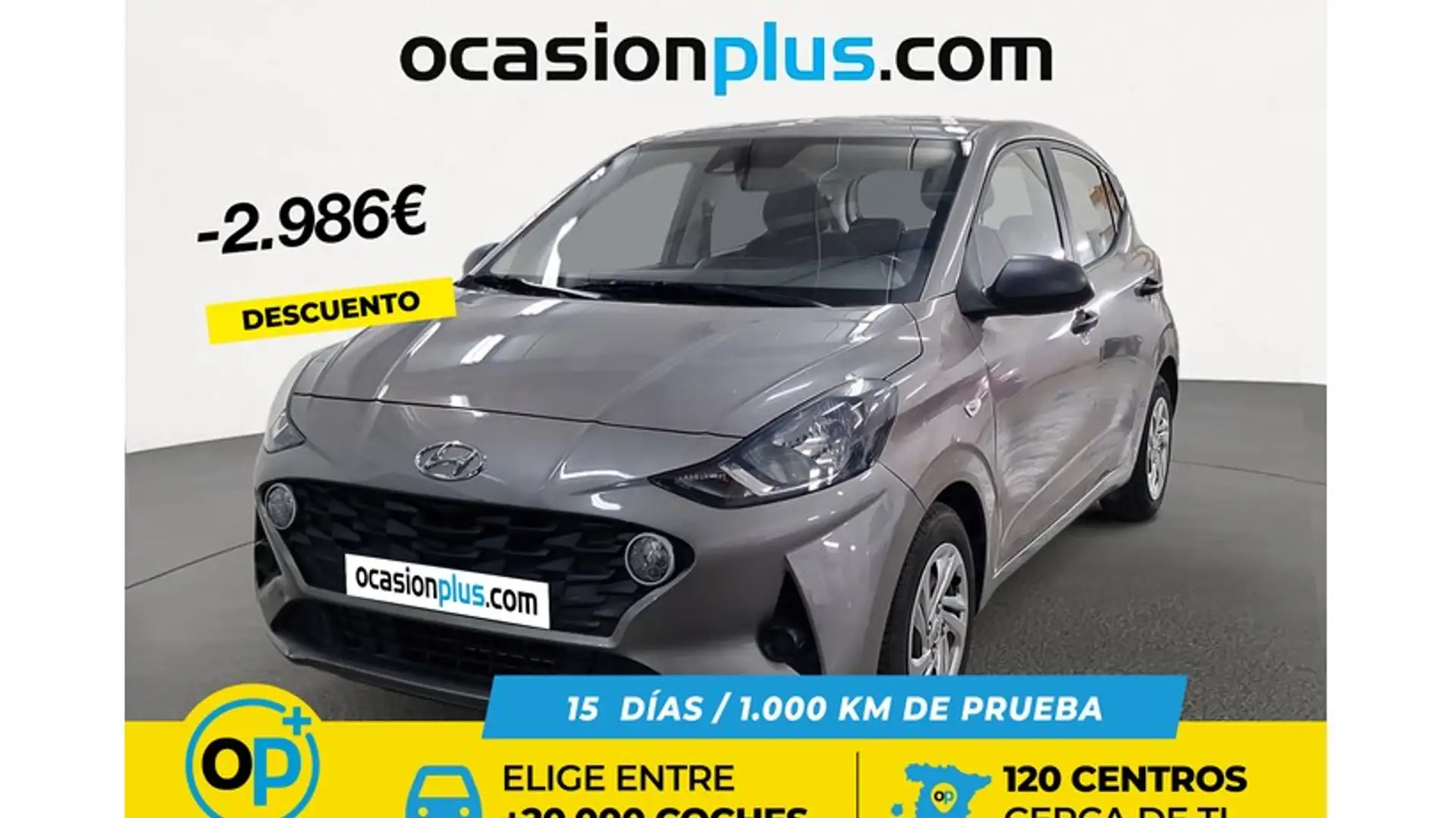 Hyundai i10 1.0 MPI Essence Gris - 1