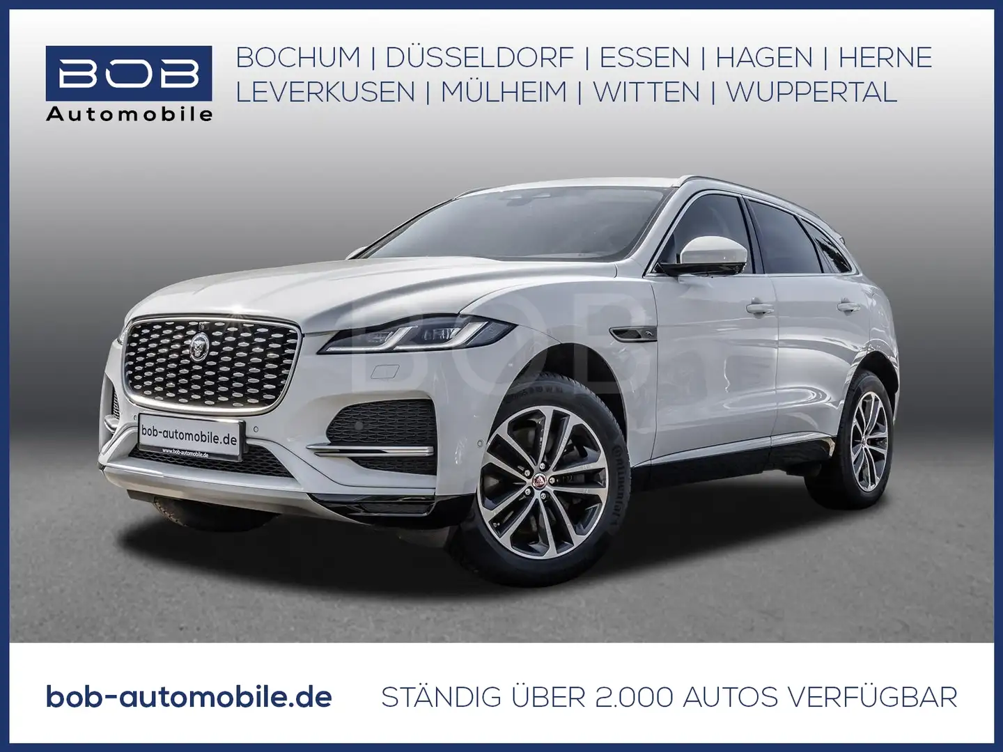 Jaguar F-Pace P400e AWD NAVI AHK PDC ALLWETTER Weiß - 1