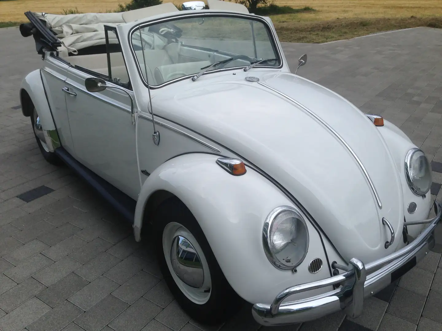 Volkswagen Käfer Cabrio Blanc - 2