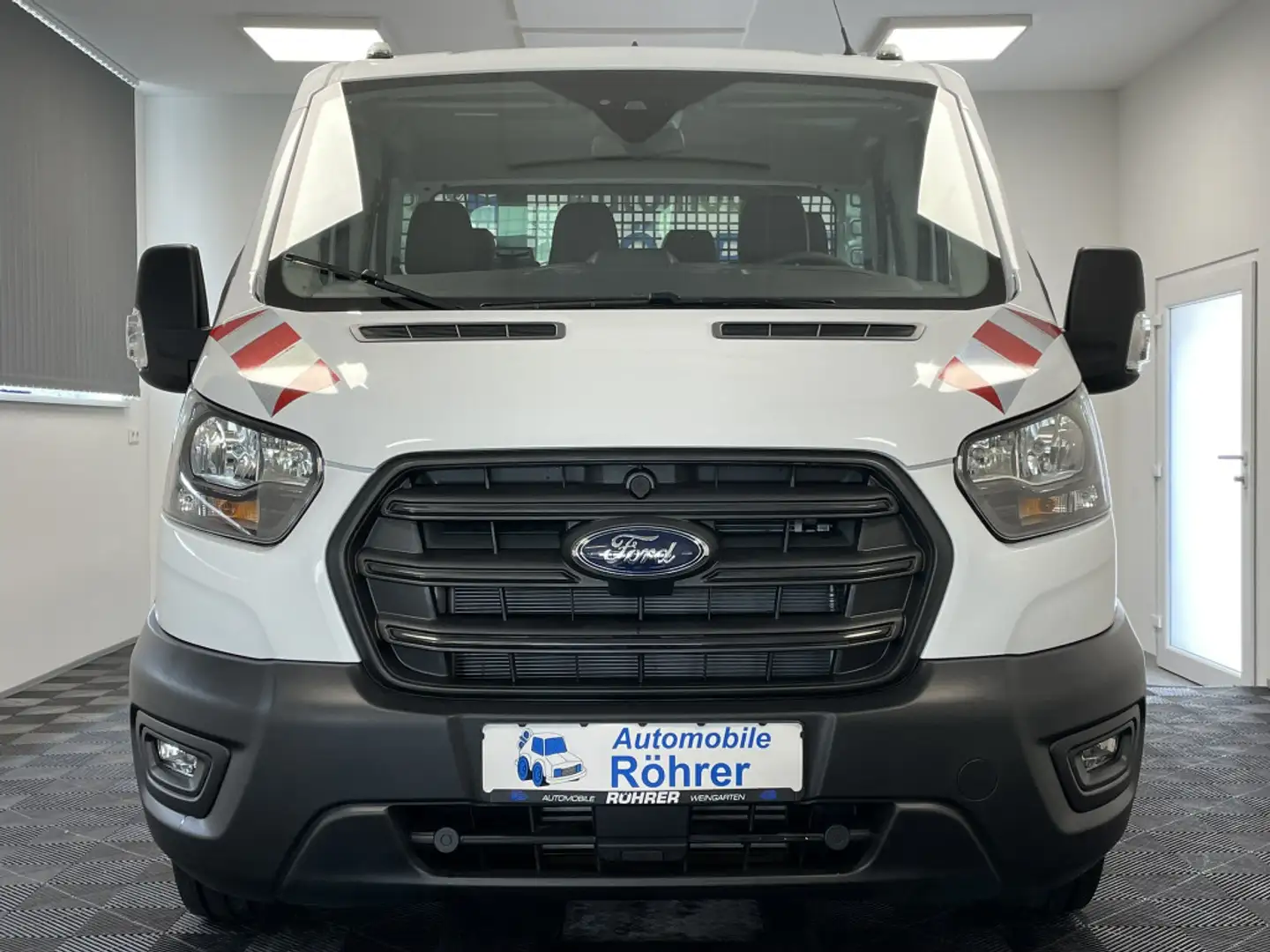 Ford Transit Pritsche 350L2 DoKa Aut. Garantie 09.28 Blanc - 2