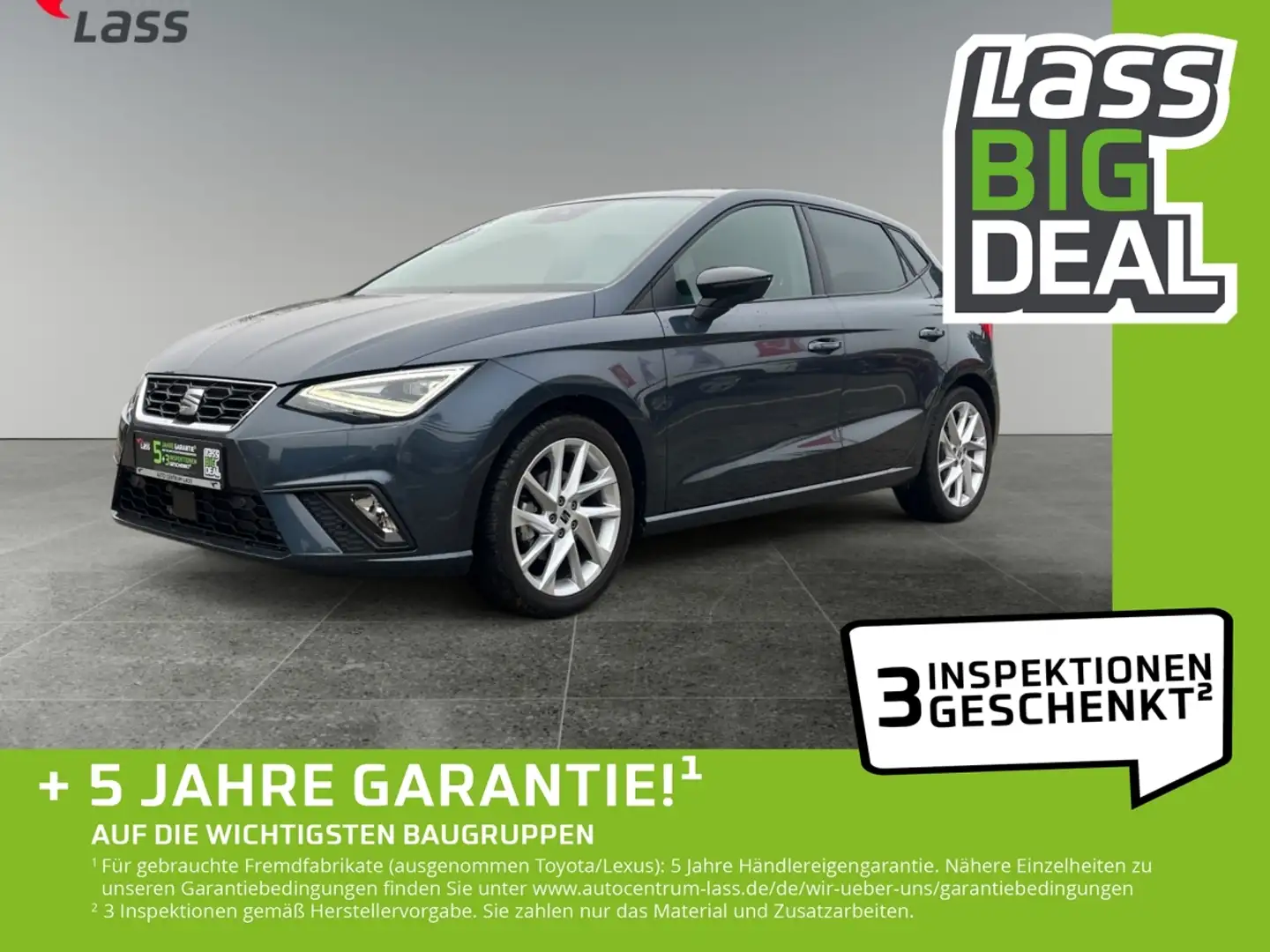SEAT Ibiza 1.5 TSi DSG FR +DAB+EPH+Navi+Tempomat! Šedá - 1