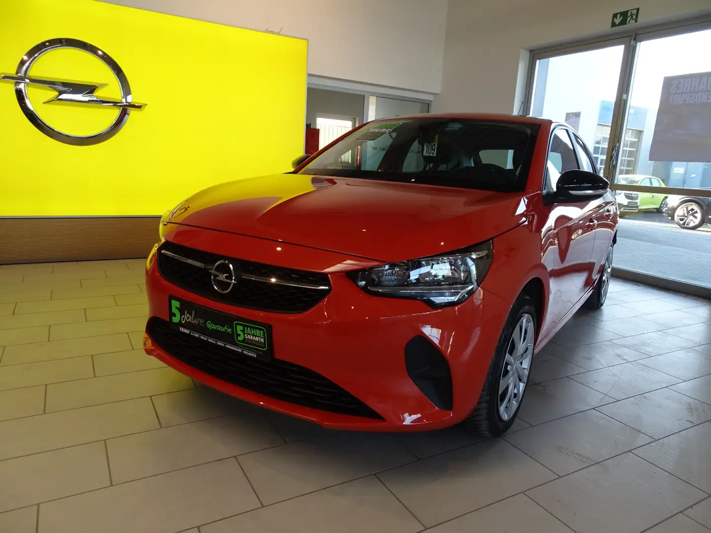 Opel Corsa-e EDITION KlimaA+AUT+SpurH+Virtual Cockpit Orange - 2