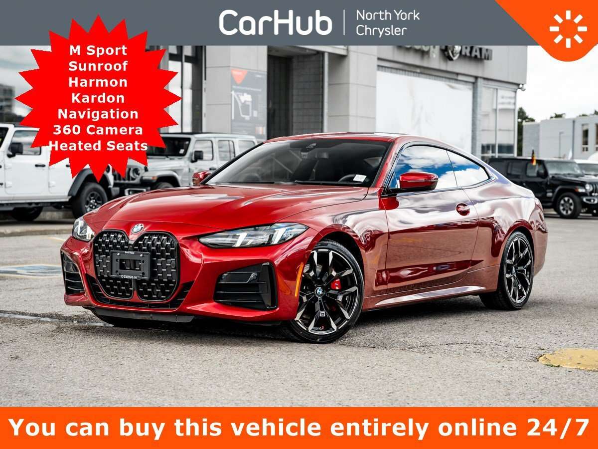 2026 BMW 4 Series 430i xDrive M Sport Sunroof Harmon Kardon Navi 360