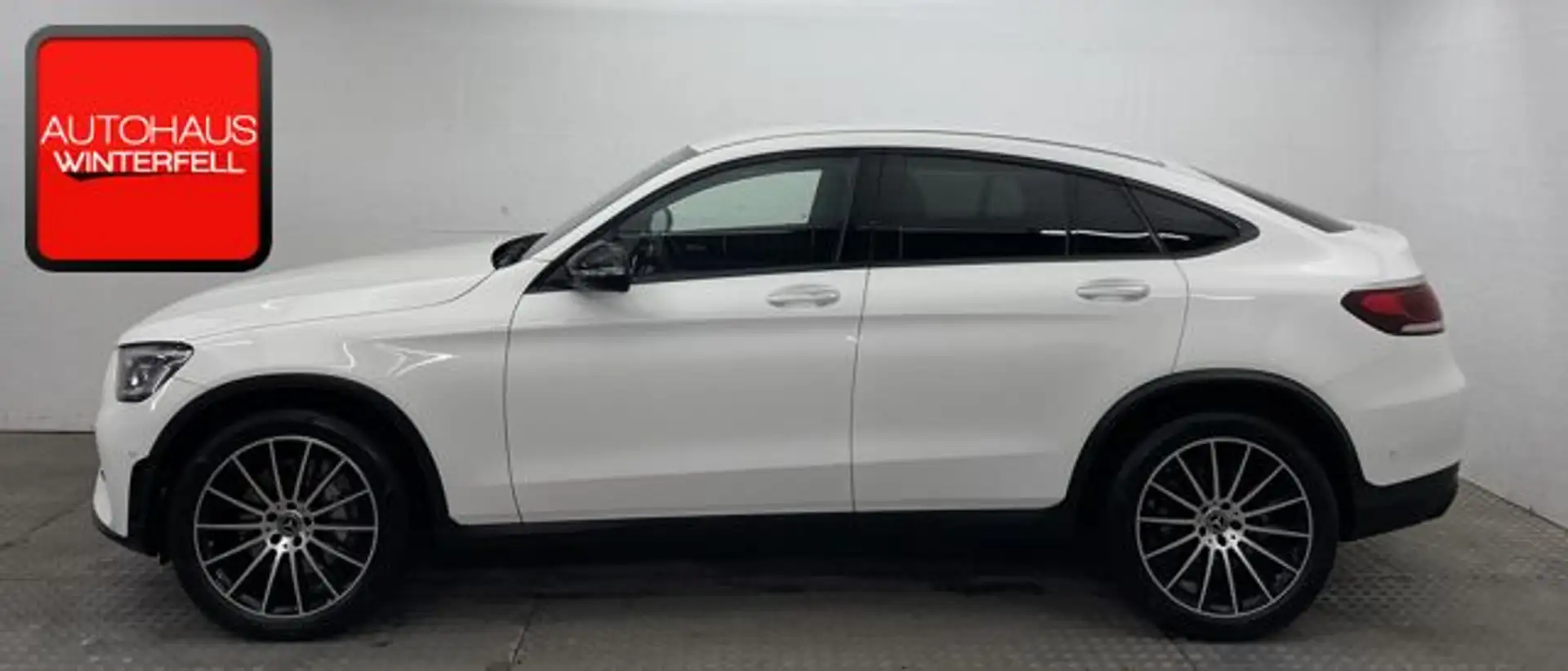 Mercedes-Benz GLC 400 d 4M COUPE AMG NIGHT STANDHEIZUNG+KAMERA Weiß - 2