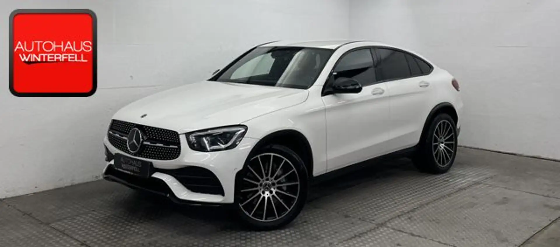 Mercedes-Benz GLC 400 d 4M COUPE AMG NIGHT STANDHEIZUNG+KAMERA Alb - 1