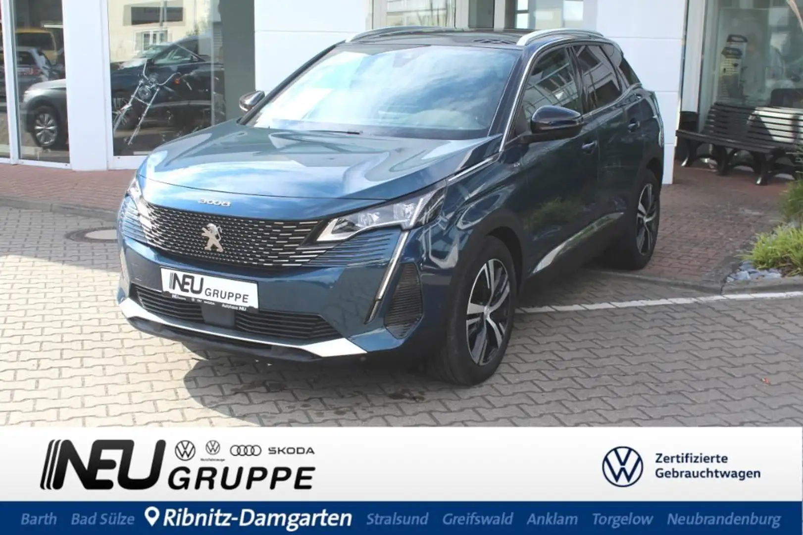 Peugeot 3008 GT Blue-HDi 130 Blau - 1