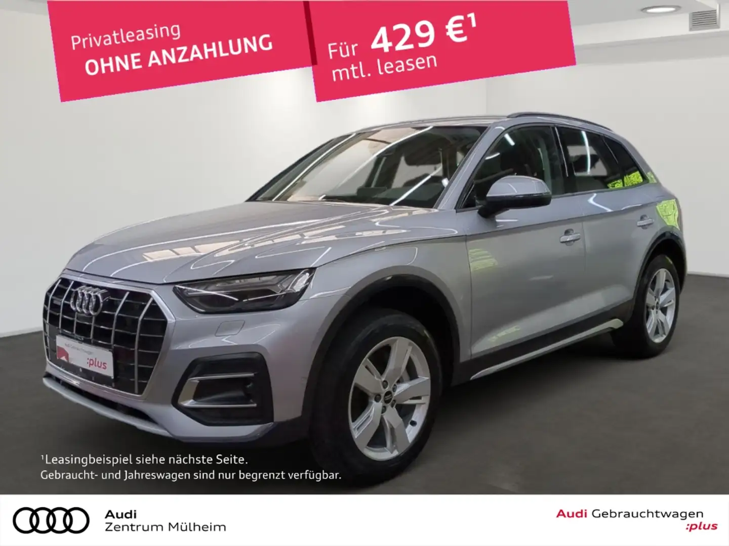 Audi Q5 50 TFSI e quattro Navi Matrix LED AHK APS Plus Argintiu - 1